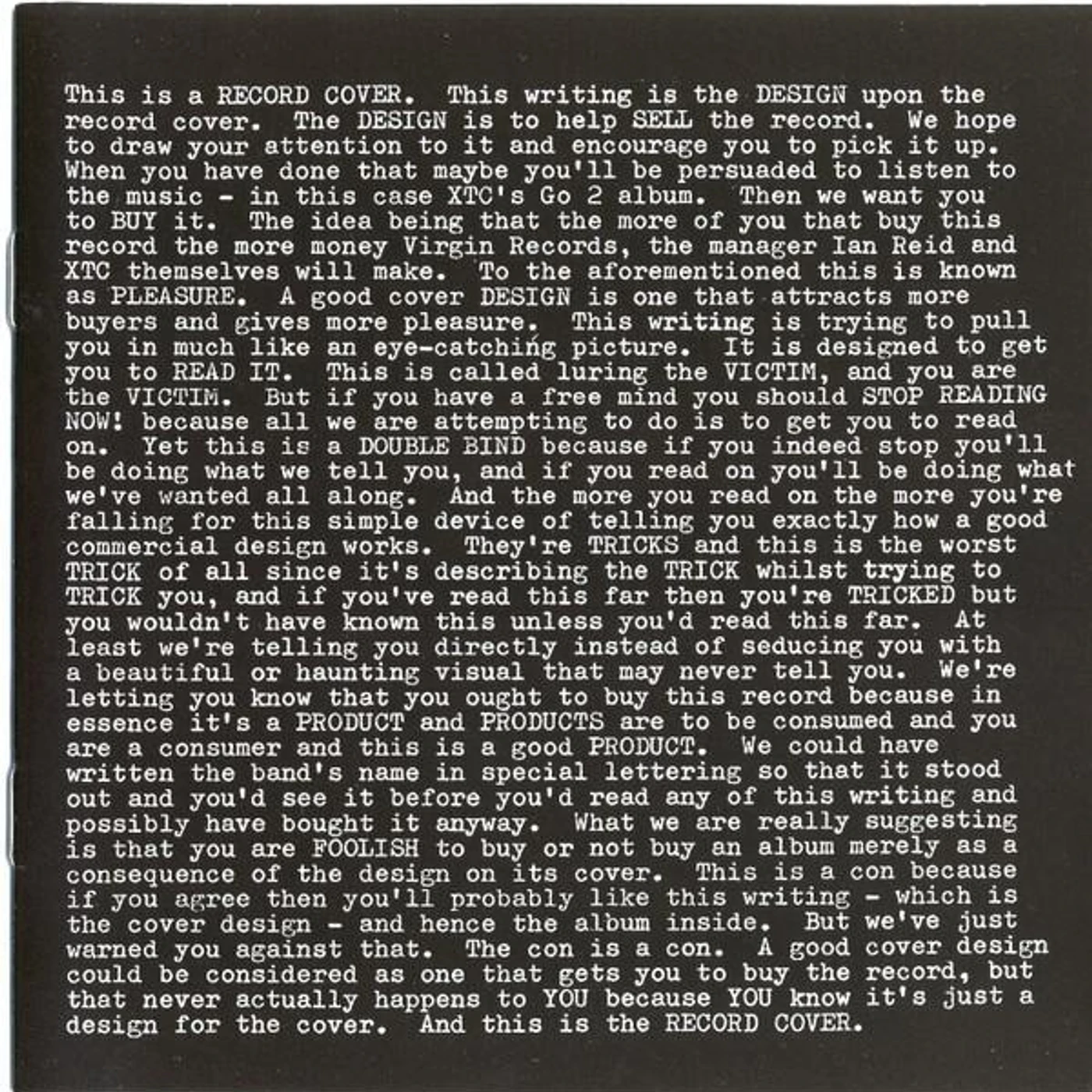 XTC GO 2 CD
