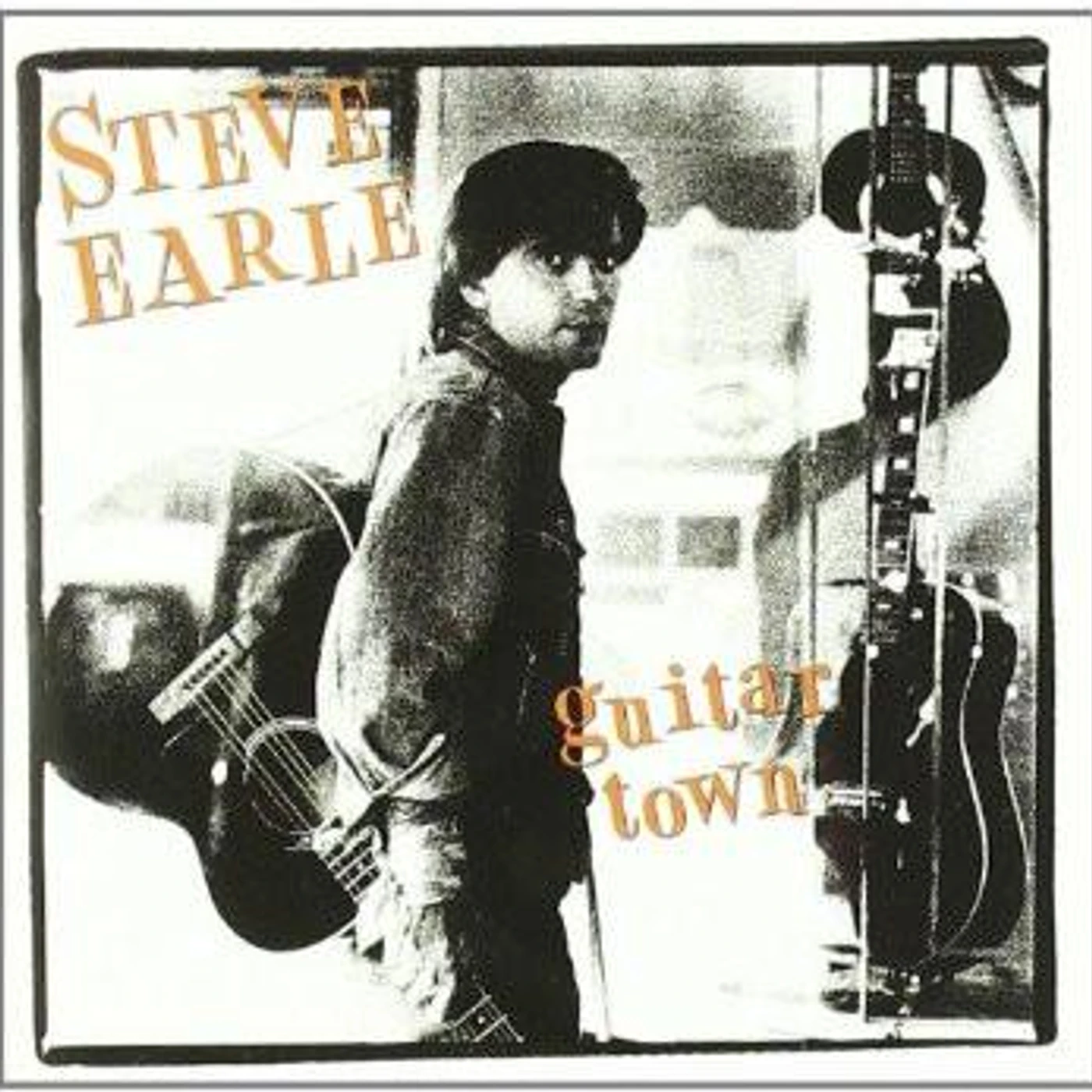 Steve Earle Guitar Town Vinyl Record
