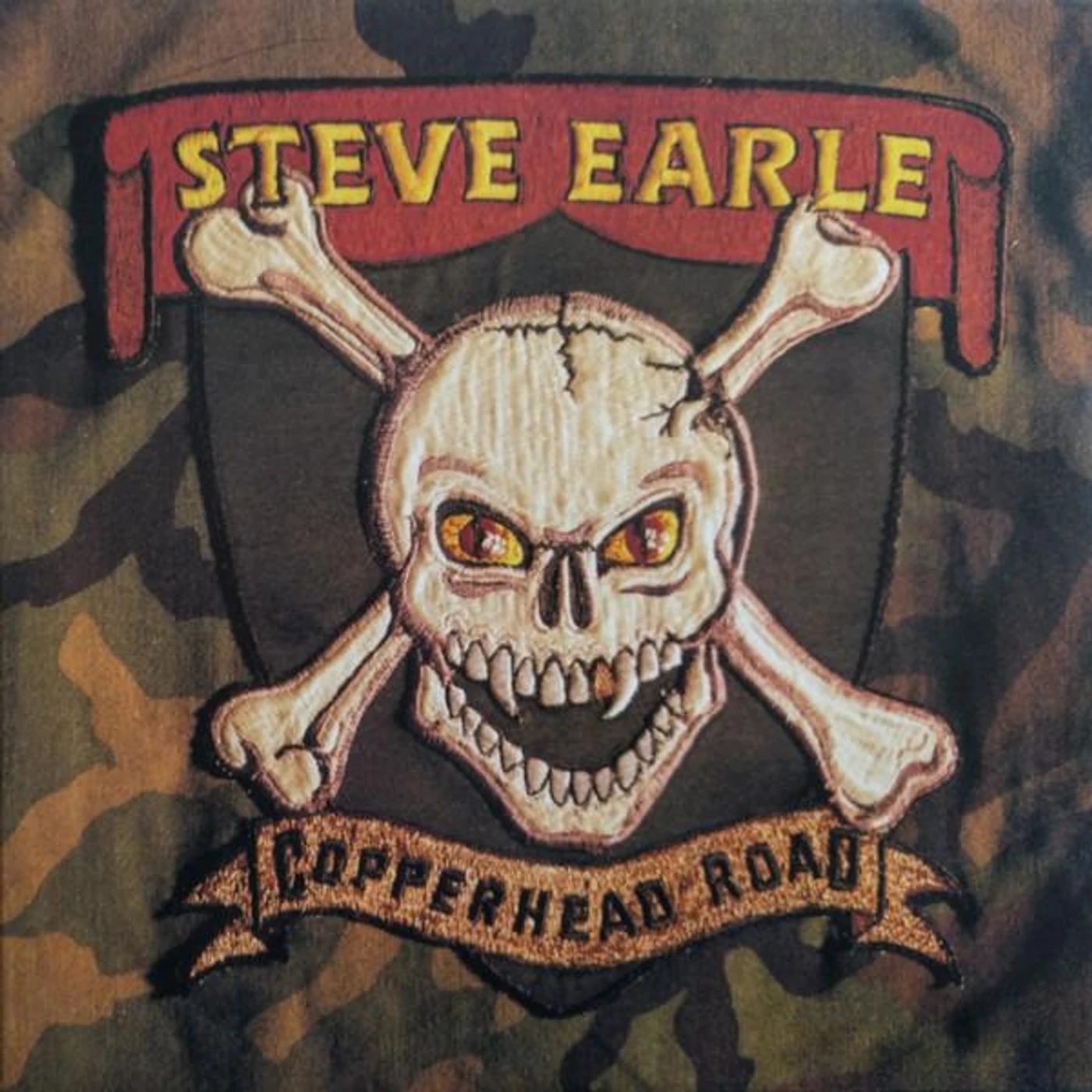 Steve Earle COPPERHEAD ROAD Vinyl Record