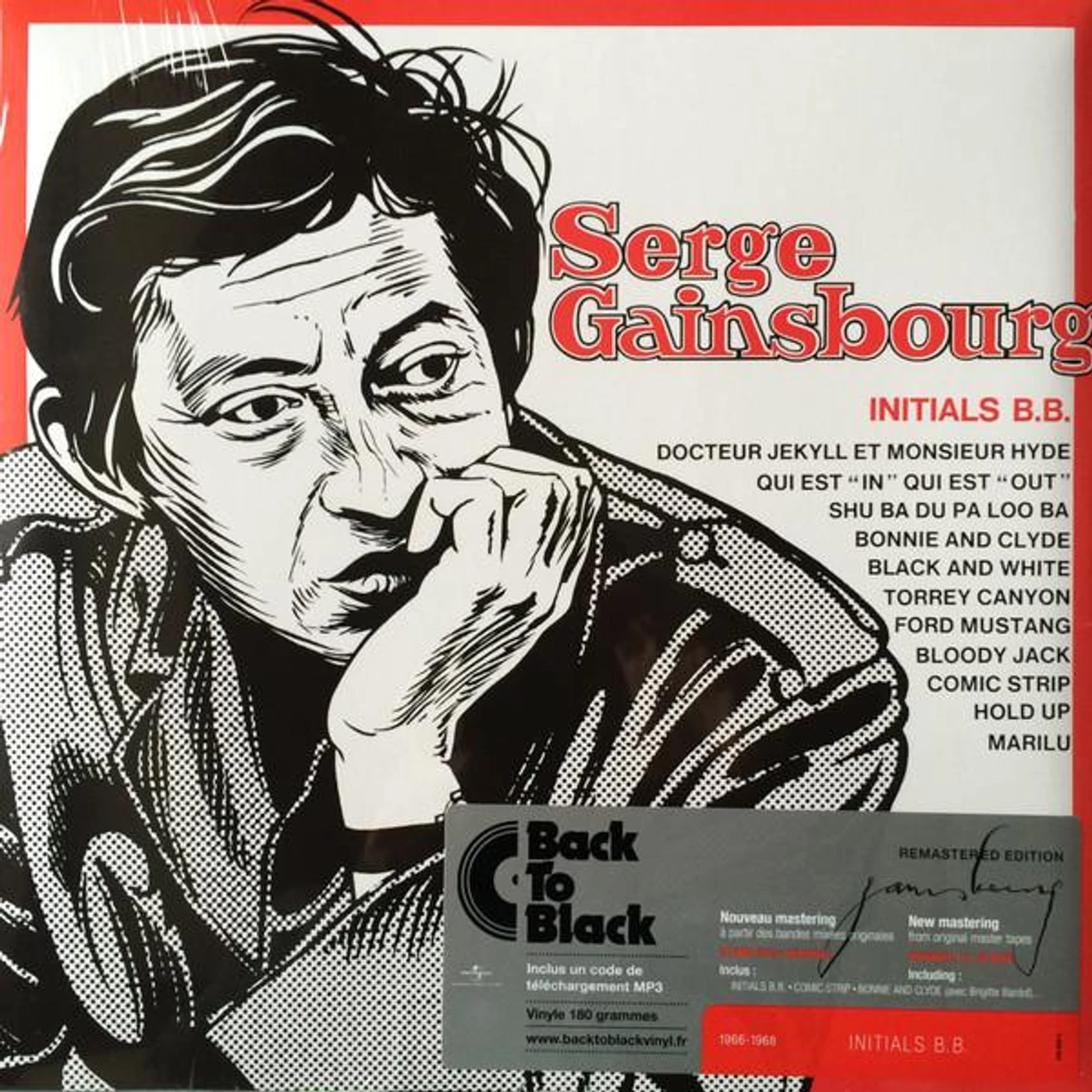 Serge Gainsbourg Initials B.B. Vinyl Record