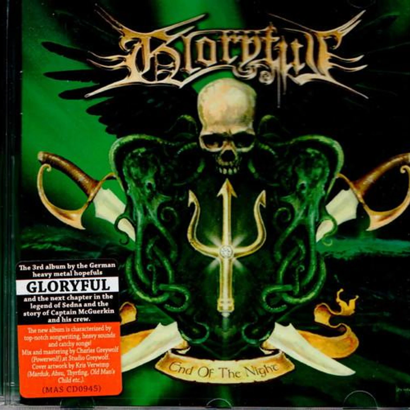 Gloryful END OF THE NIGHT CD