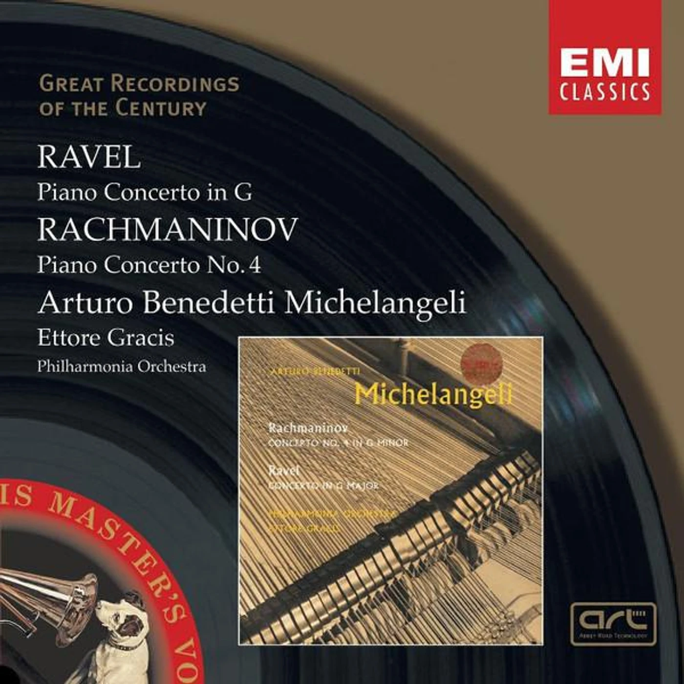 Arturo Benedetti Michelangeli RAVEL & RACHMONINOV: PIANO CONCERTOS CD
