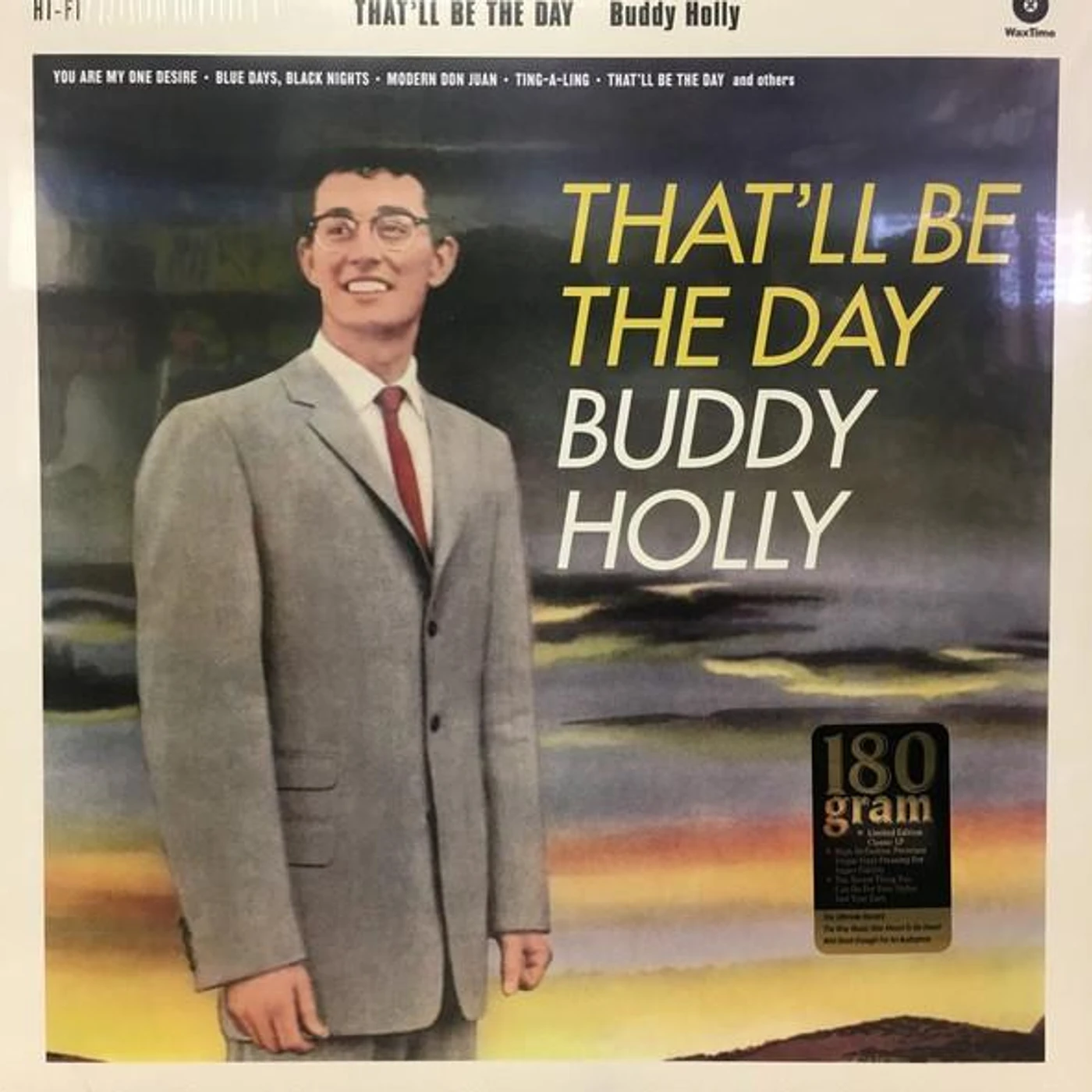 Buddy Holly THAT'LL BE THE DAY (2 BONUS TRACKS) (180G/DMM MASTER/LIMITED) Vinyl Record