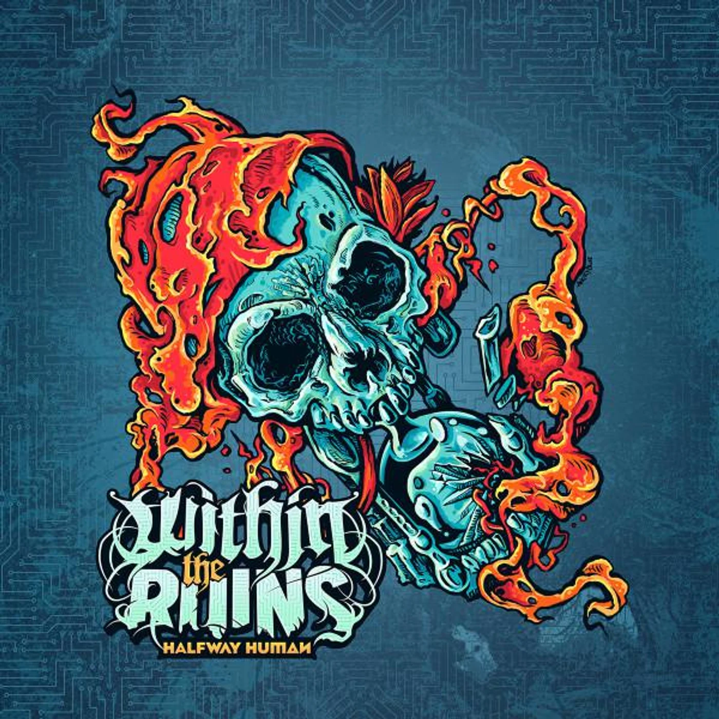 Within The Ruins HALFWAY HUMAN Vinyl Record