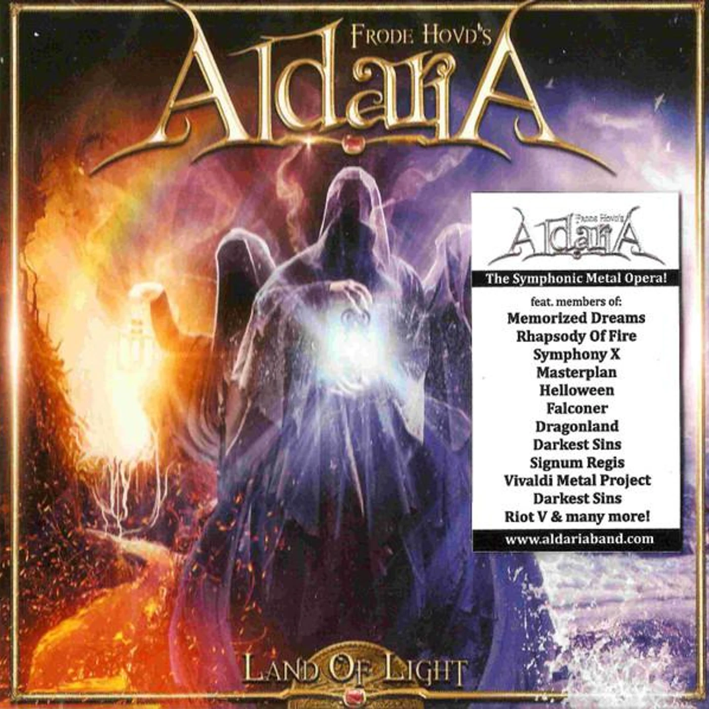 Aldaria LAND OF LIGHT CD