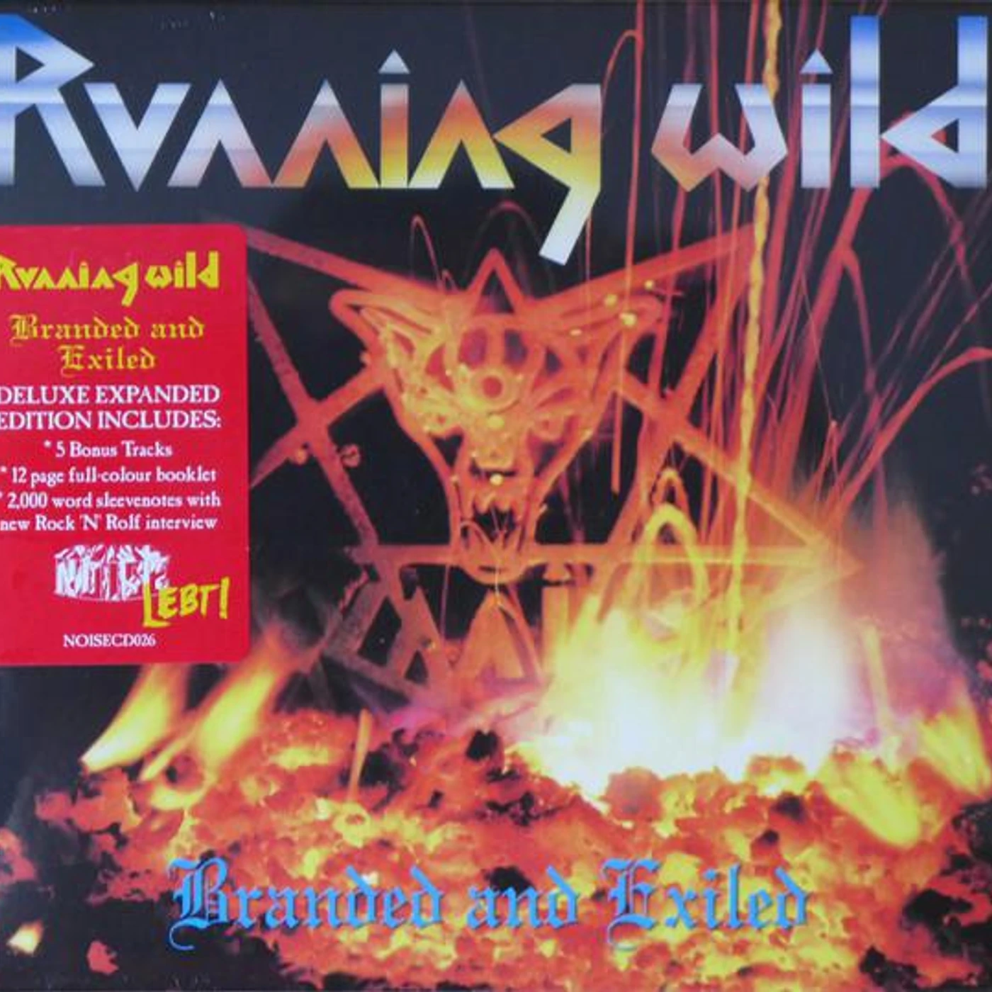 Running Wild BRANDED AND EXILED (EXPANDED VERSION) CD