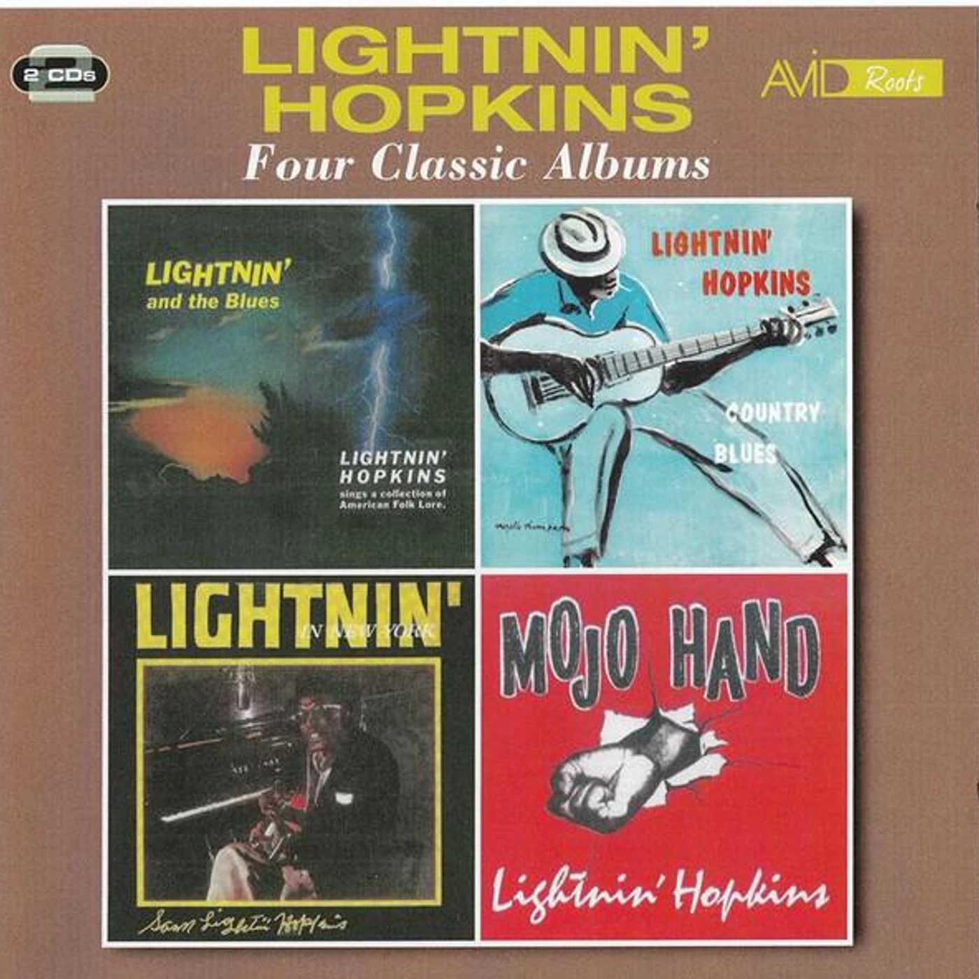 Lightnin' Hopkins FOUR CLASSIC ALBUMS CD