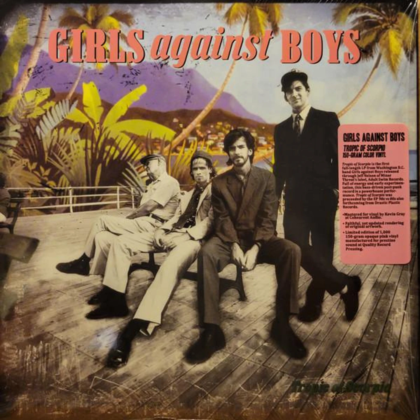 Girls Against Boys TROPIC OF SCORPIO (150G/OPAQUE PINK VINYL) Vinyl Record