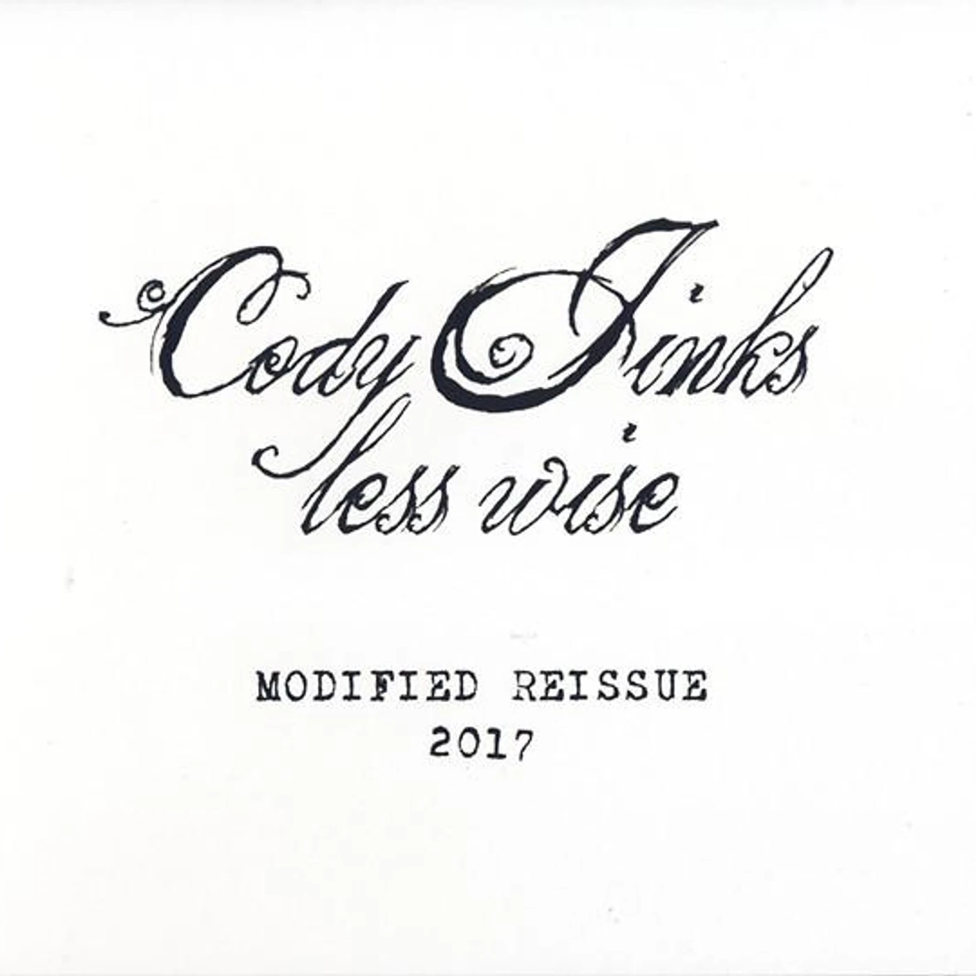 Cody Jinks LESS WISE MODIFIED CD