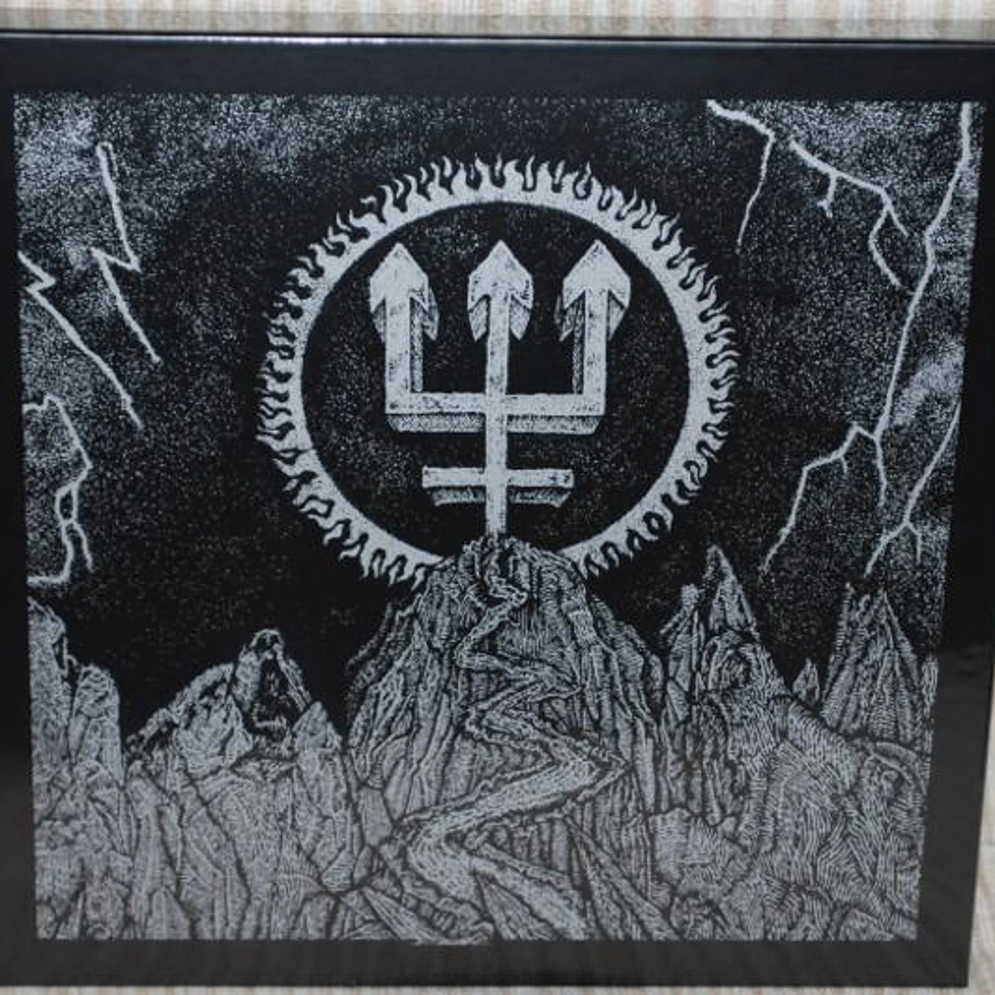 Watain TRIDENT WOLF ECLIPSE (CD/SILVER VINYL/7INCH) Vinyl Record