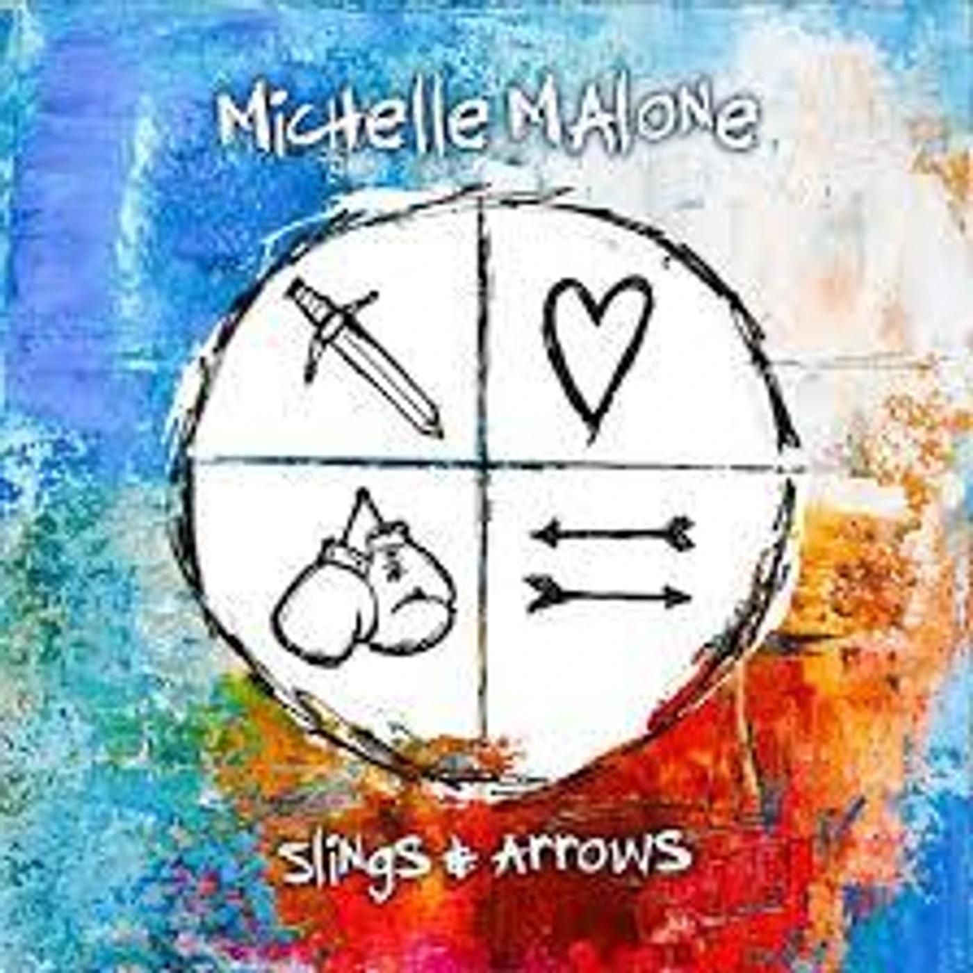 Michelle Malone SLINGS & ARROWS Vinyl Record