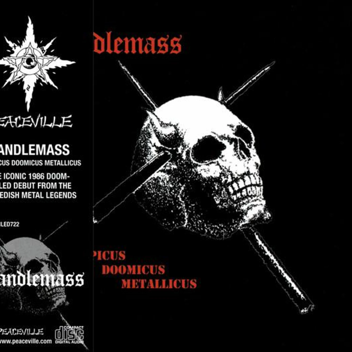 Candlemass EPICUS DOOMICUS METALLICUS CD