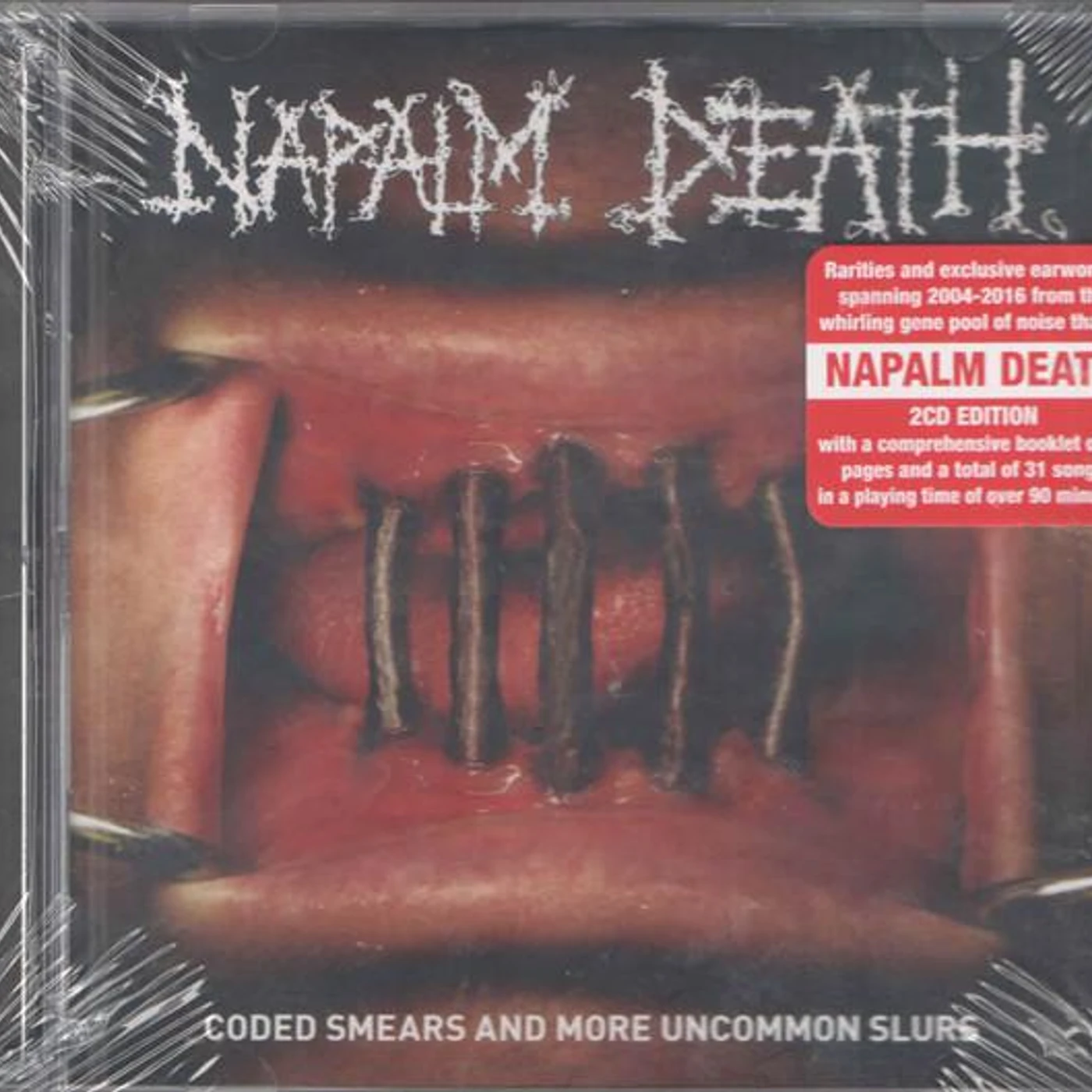 Napalm Death CODED SMEARS AND MORE UNCOMMON SLURS (2 CD) CD