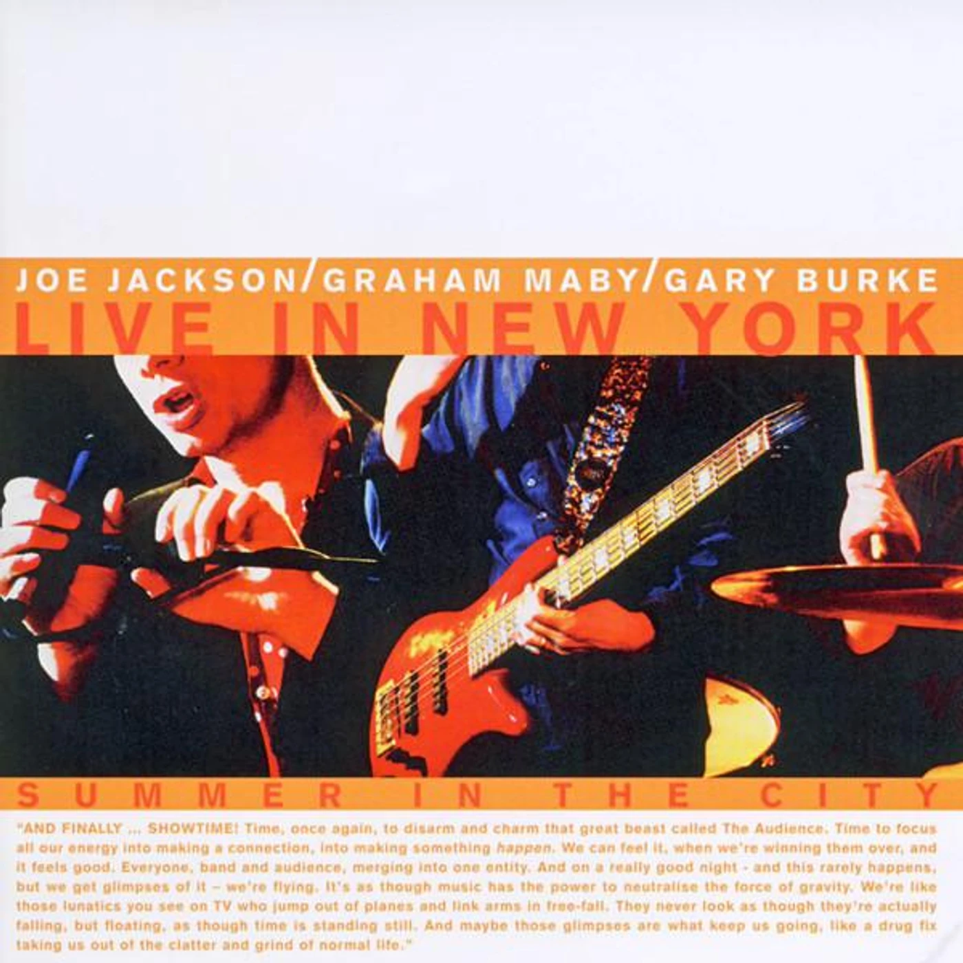 Joe Jackson SUMMER IN THE CITY/LIVE IN NEW YORK (24BIT REMASTER) CD