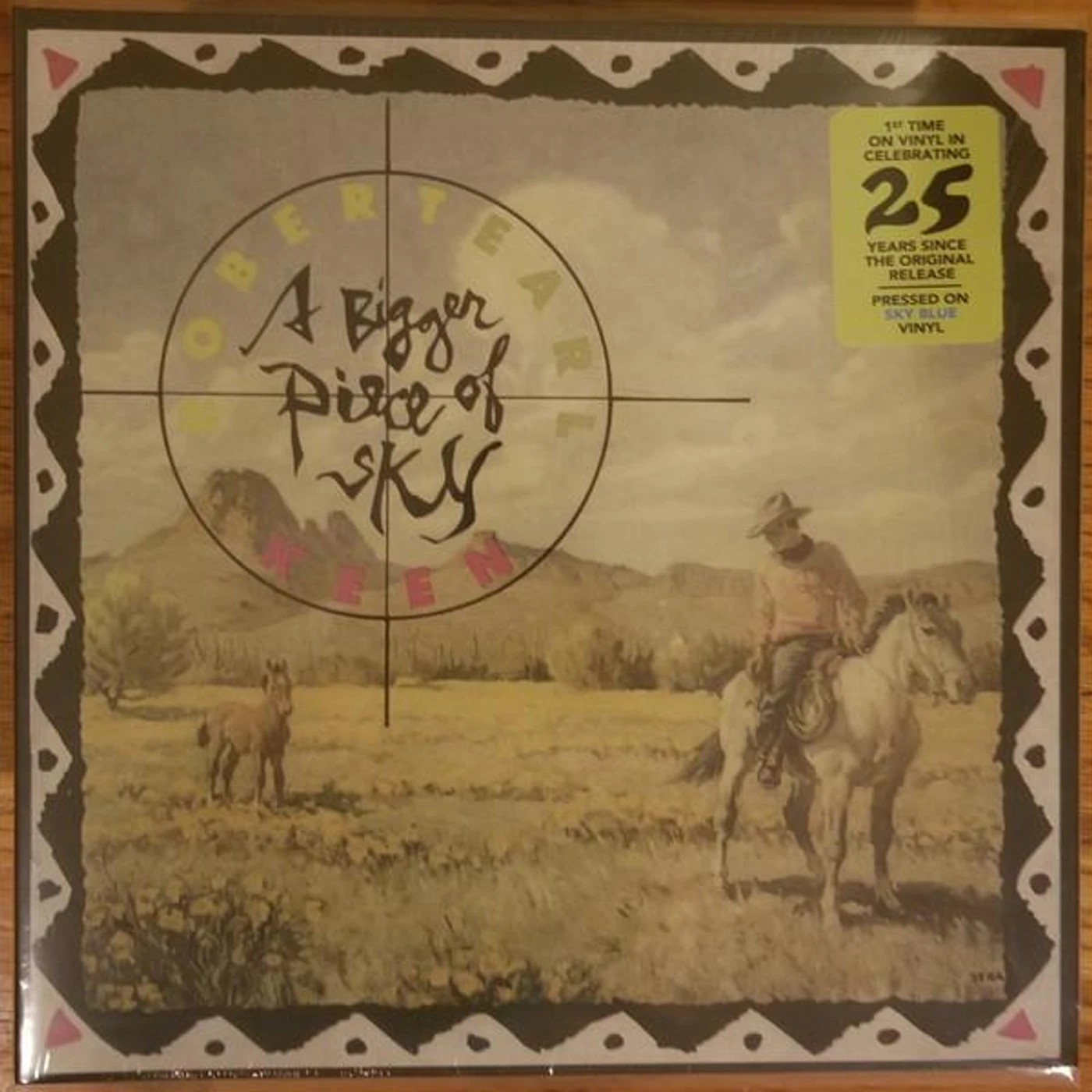 Robert Earl Keen BIGGER PIECE OF SKY Vinyl Record