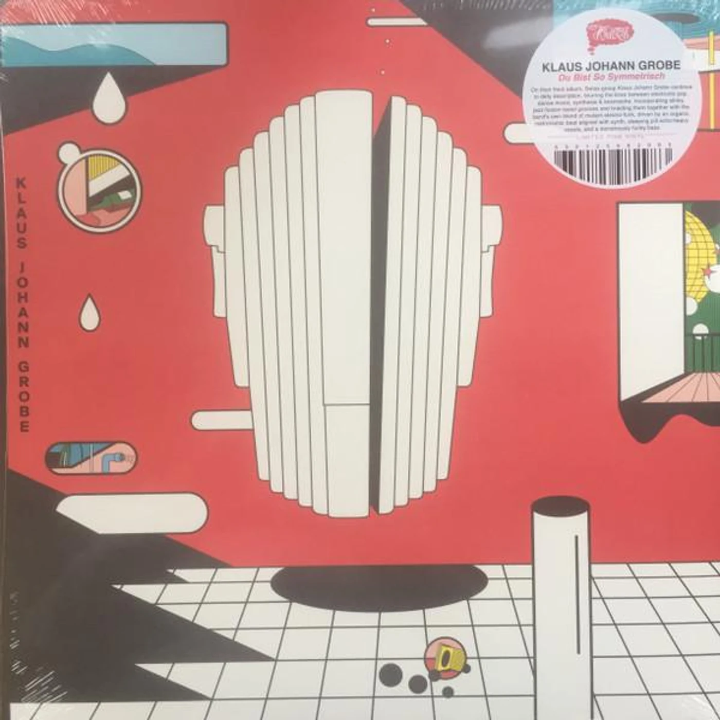 Klaus Johann Grobe DU BIST SO SYMMETRISCH (CARGO GERMANY EXCLUSIVE) Vinyl Record