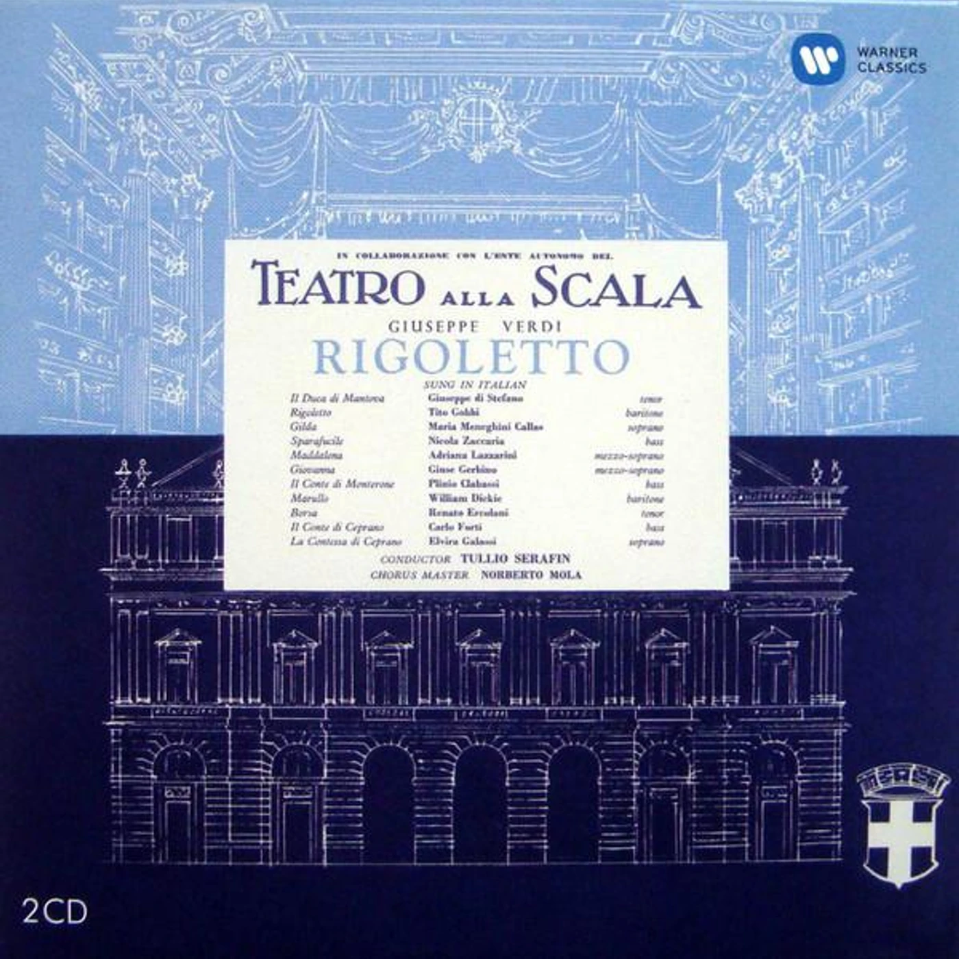 Maria Callas VERDI: RIGOLETTO (1955 - SERAF CD