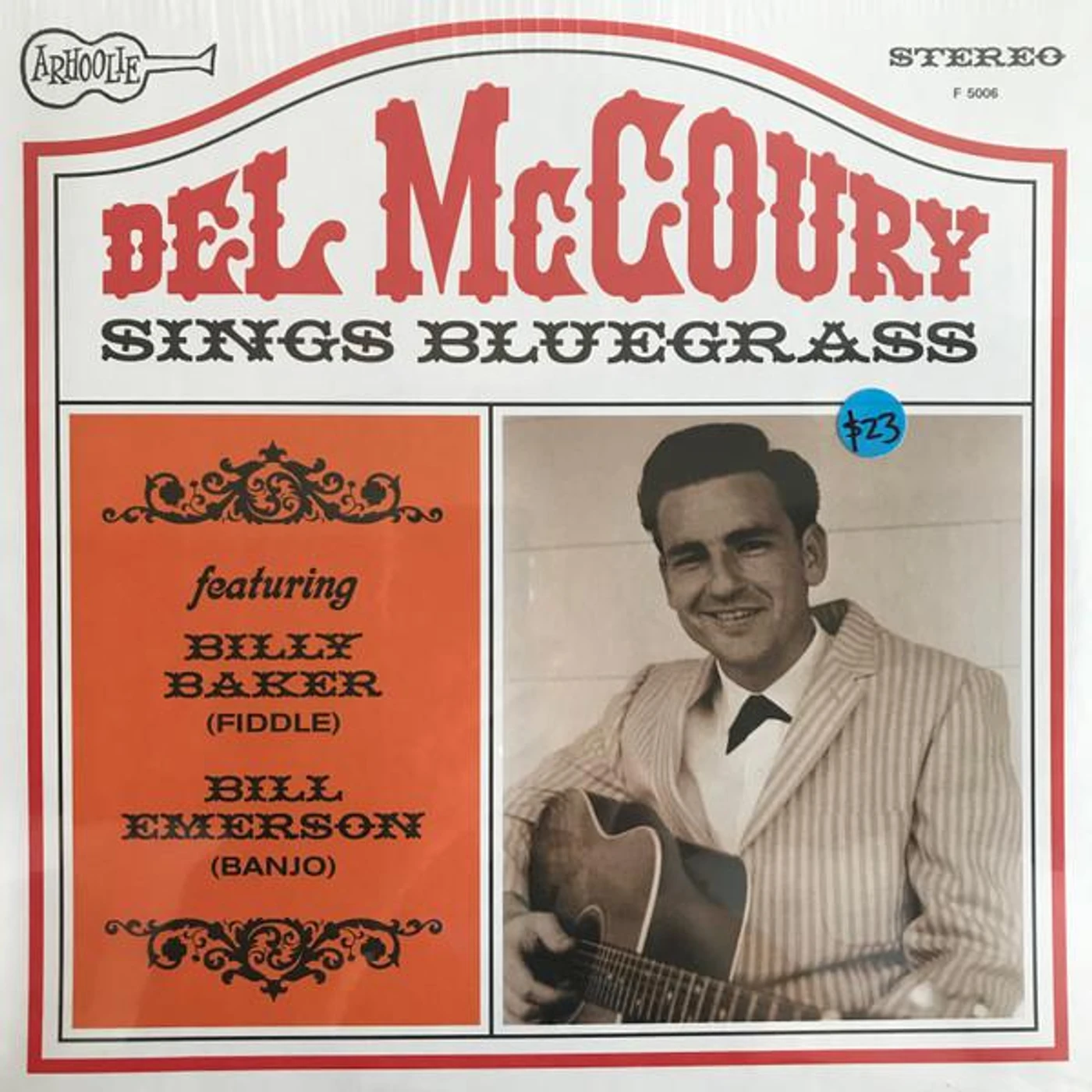 DEL MCCOURY SINGS BLUEGRASS Vinyl Record