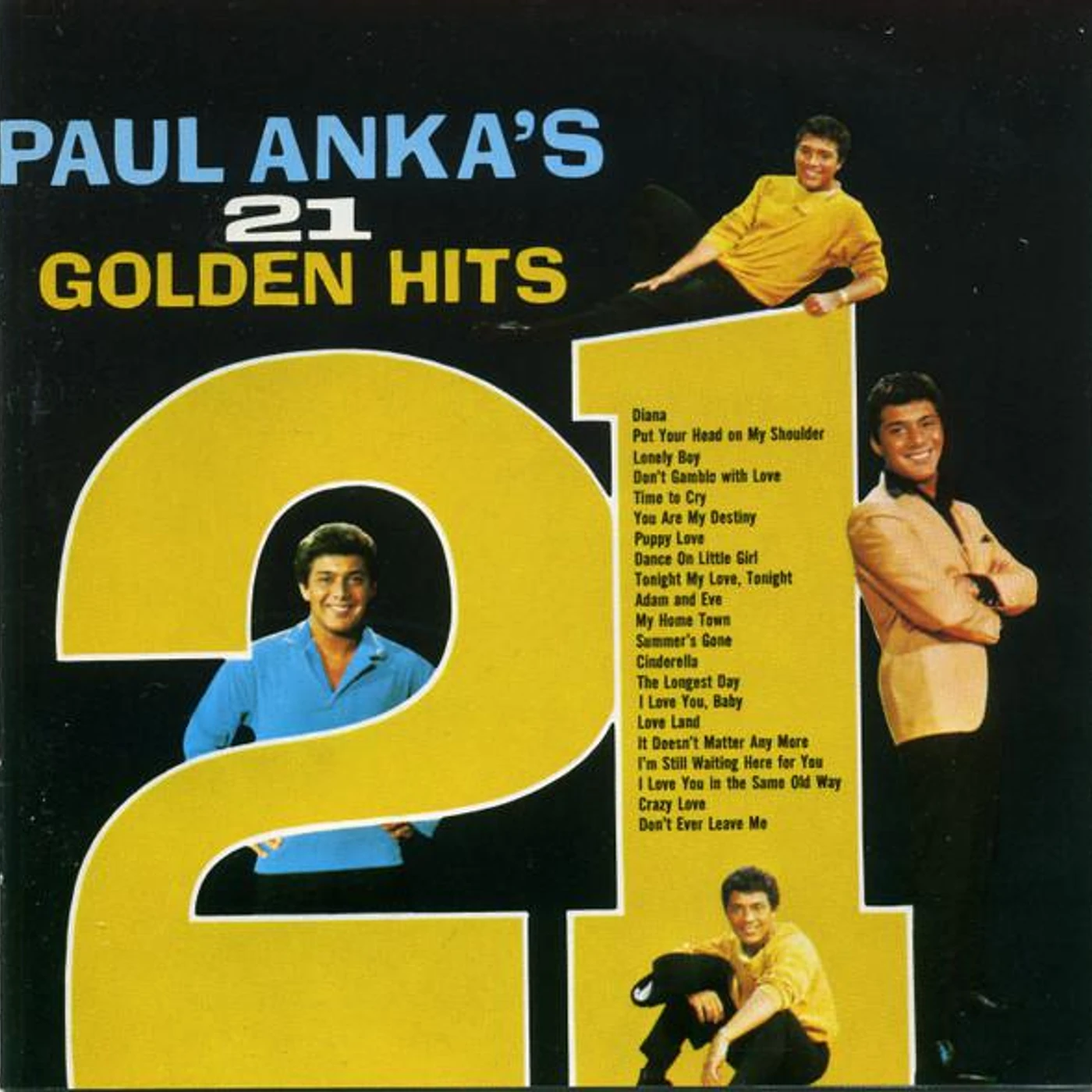 Paul Anka 21 GOLDEN HITS CD