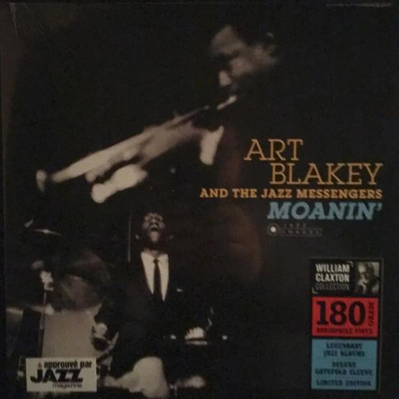 Art Blakey & The Jazz Messengers MOANIN (PHOTOGRAPHS BY WILLIAM CLAXTON/180G/VIRGIN VINYL/GATEFOLD EDITION) Vinyl Record