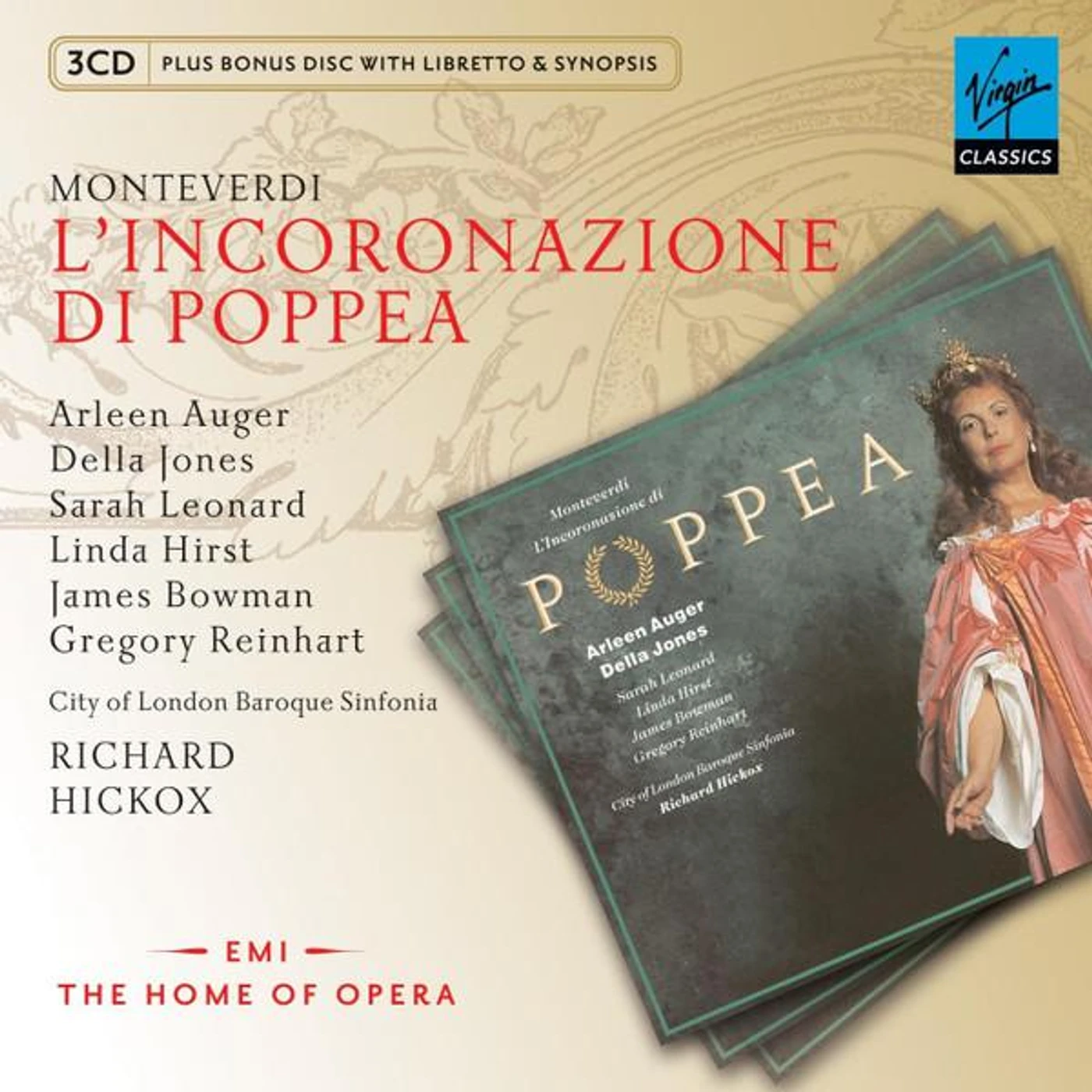 Richard Hickox MONTEVERDI: L'INCORONAZIONE DI CD