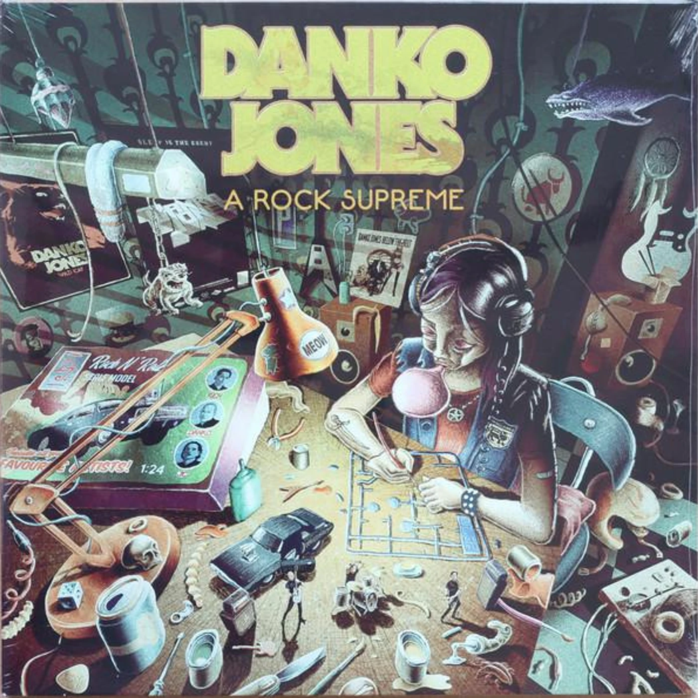 Danko Jones ROCK SUPREME (CRYSTAL CLEAR) Vinyl Record