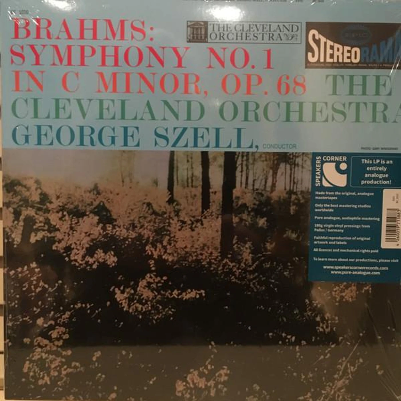 Johannes BrahmsSYMPHONY NO. 1 (180G/33 RPM) Vinyl Record