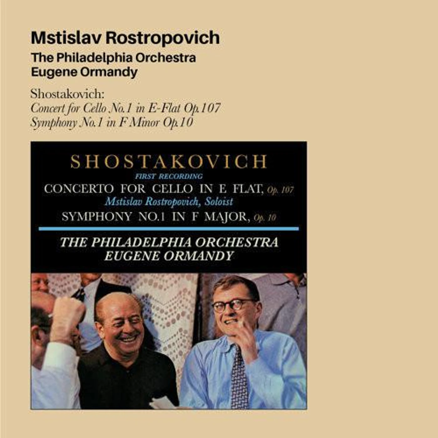 Mstislav Rostropovich PHILADELPHIA ORCHESTRA EUGENE ORMANDY (4 BONUS TRACKS/REMASTERED) CD