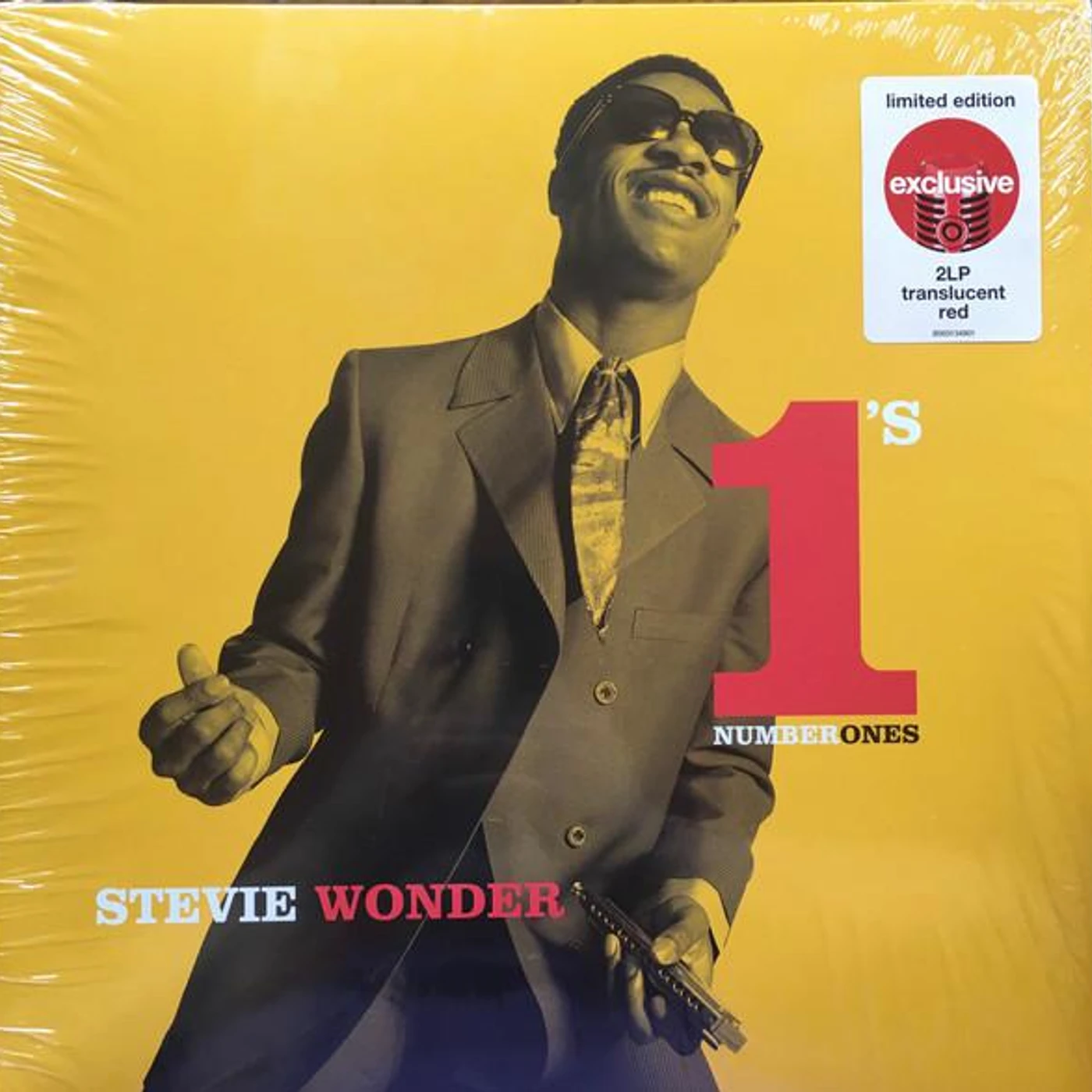 Stevie Wonder NUMBER 1'S (TRANSLUCENT RED VINYL/2LP) Vinyl Record