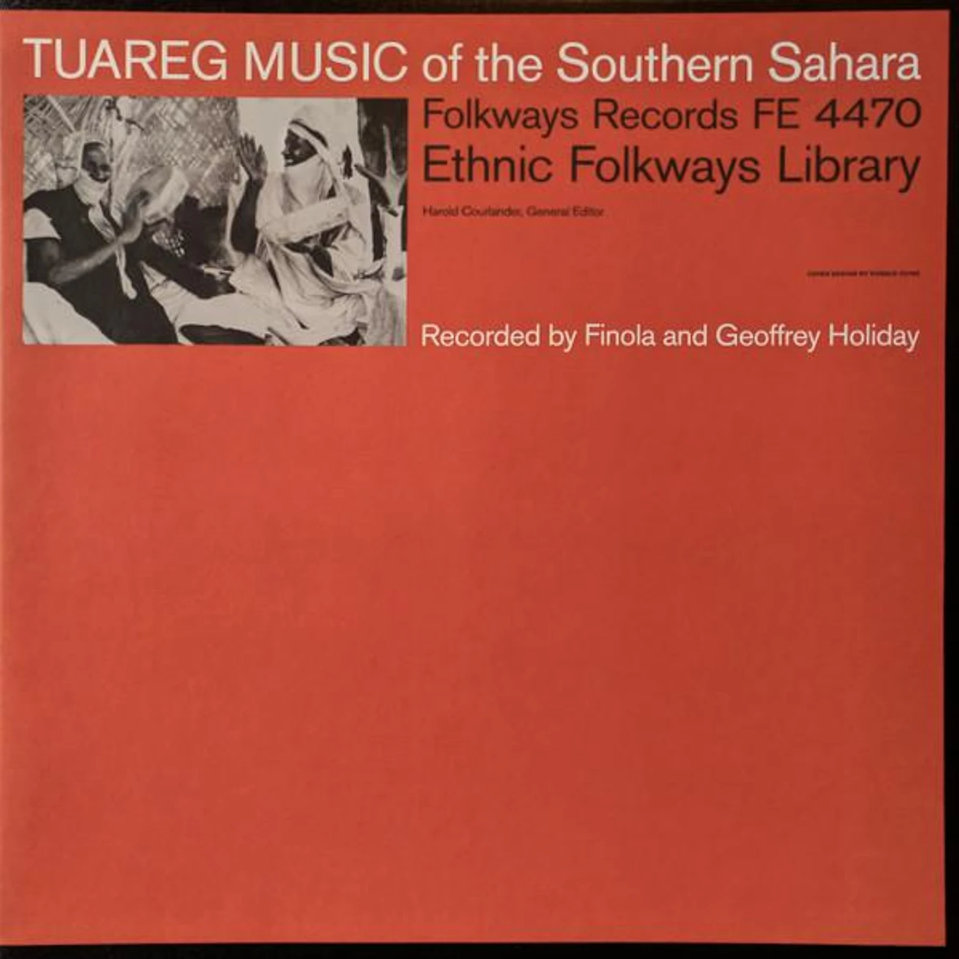 Various Artists  TUAREG MUSIC OF THE SOUTHERN SAHARA Vinyl Record