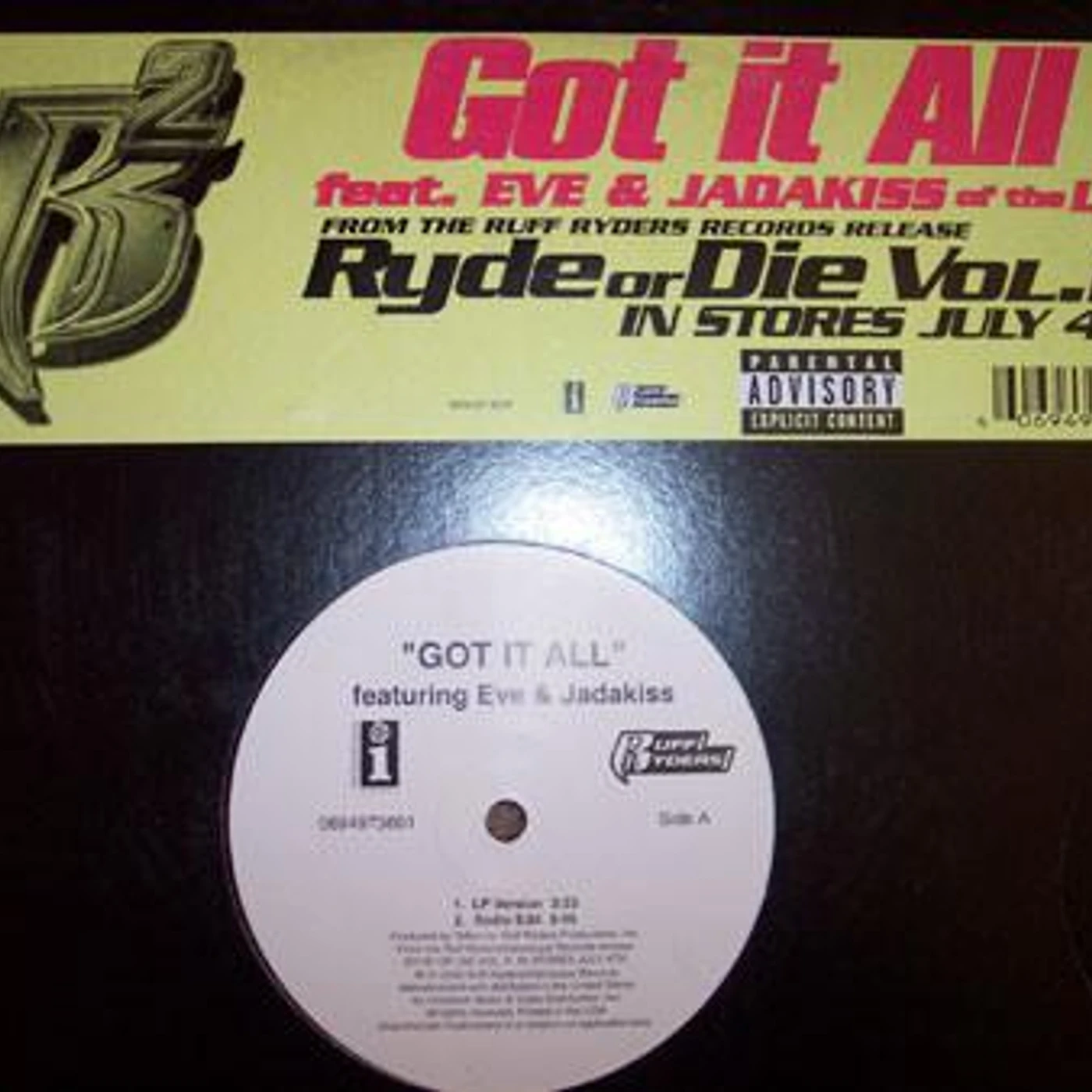 EVE / JADAKISS GOT IT ALL (X4) Vinyl Record