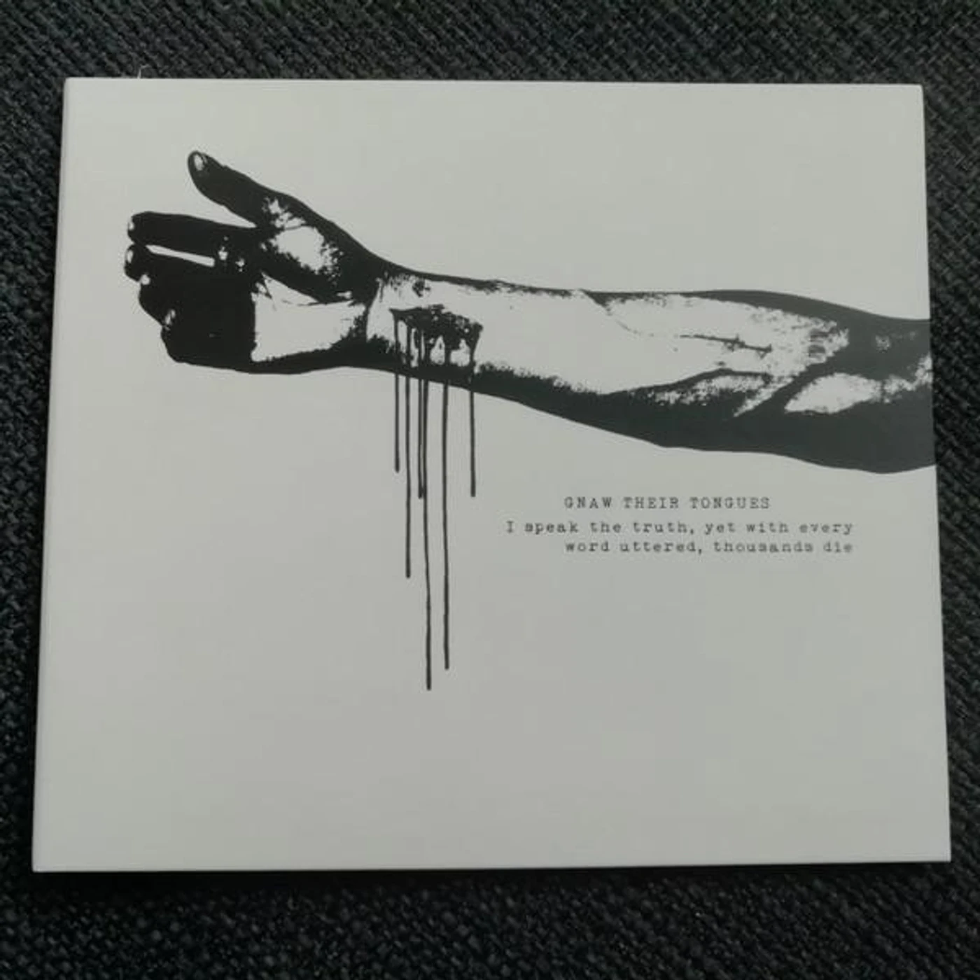 Gnaw Their Tongues I SPEAK THE TRUTH, YET WITH EVERY WORD UTTERE CD