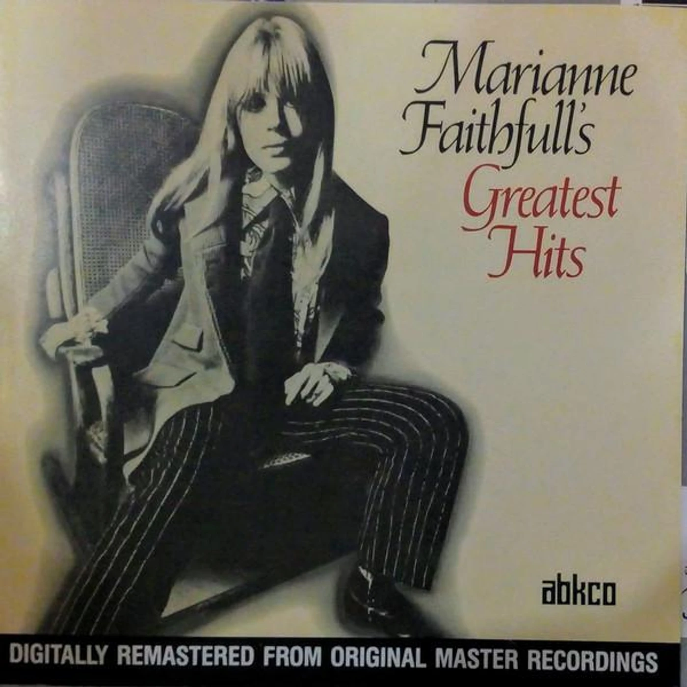 Marianne Faithfull GREATEST HITS CD
