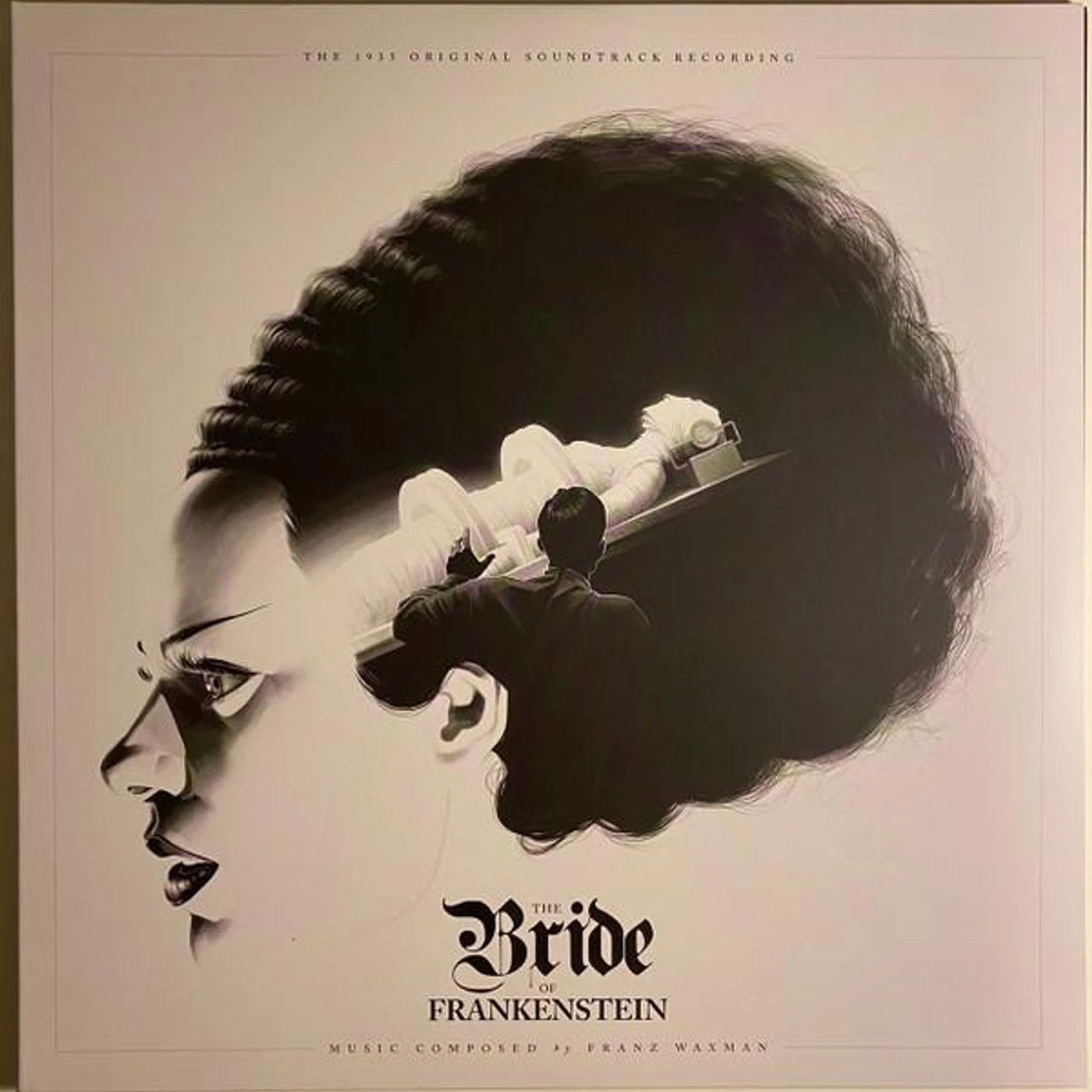 Franz Waxman BRIDE OF FRANKENSTEIN / Original Soundtrack (BLACK & WHITE) Vinyl Record