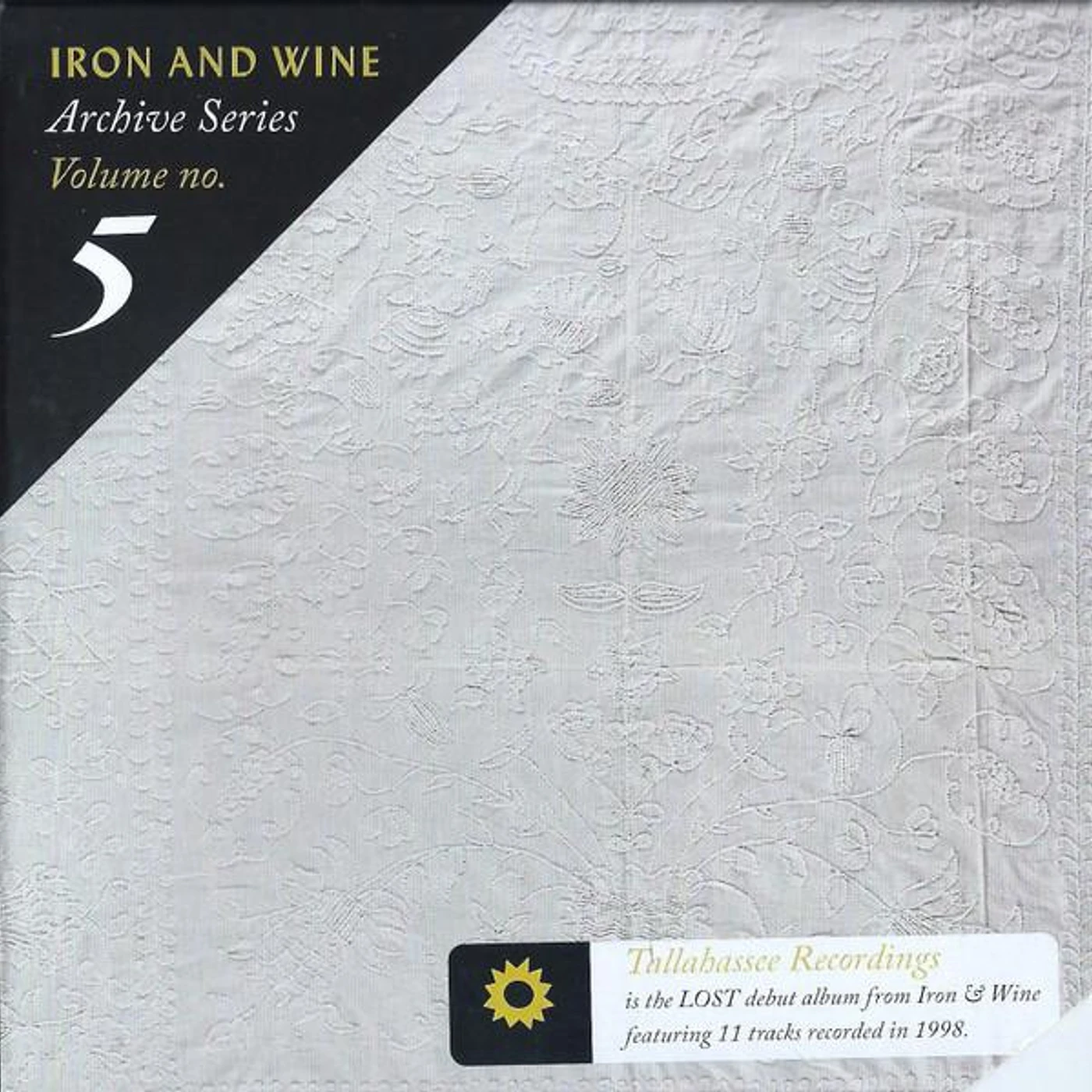 Iron & Wine ARCHIVE SERIES VOLUME NO. 5: TALLAHASSEE RECORDINGS CD