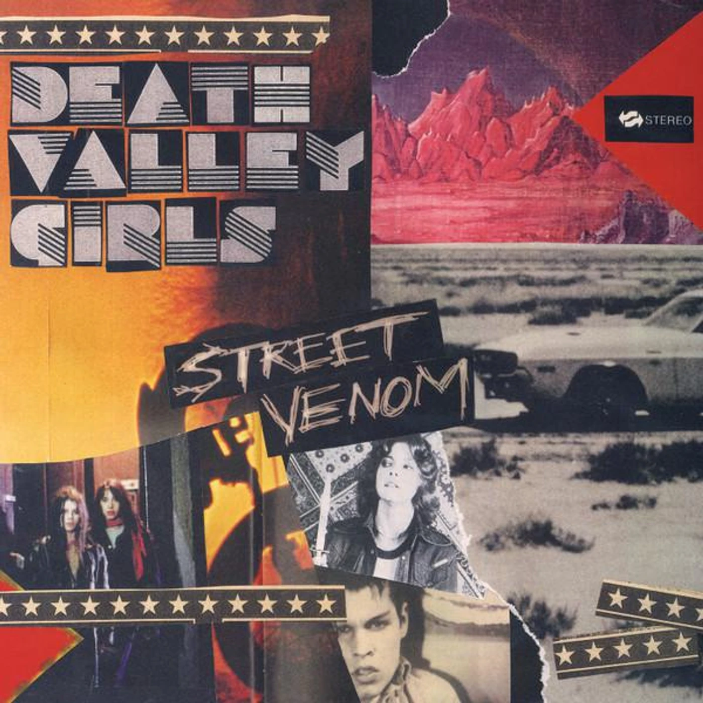 Death Valley Girls Street Venom (Deluxe Edition/Milky Clear W/ Yellow & Red Splatter) (I) Vinyl Record