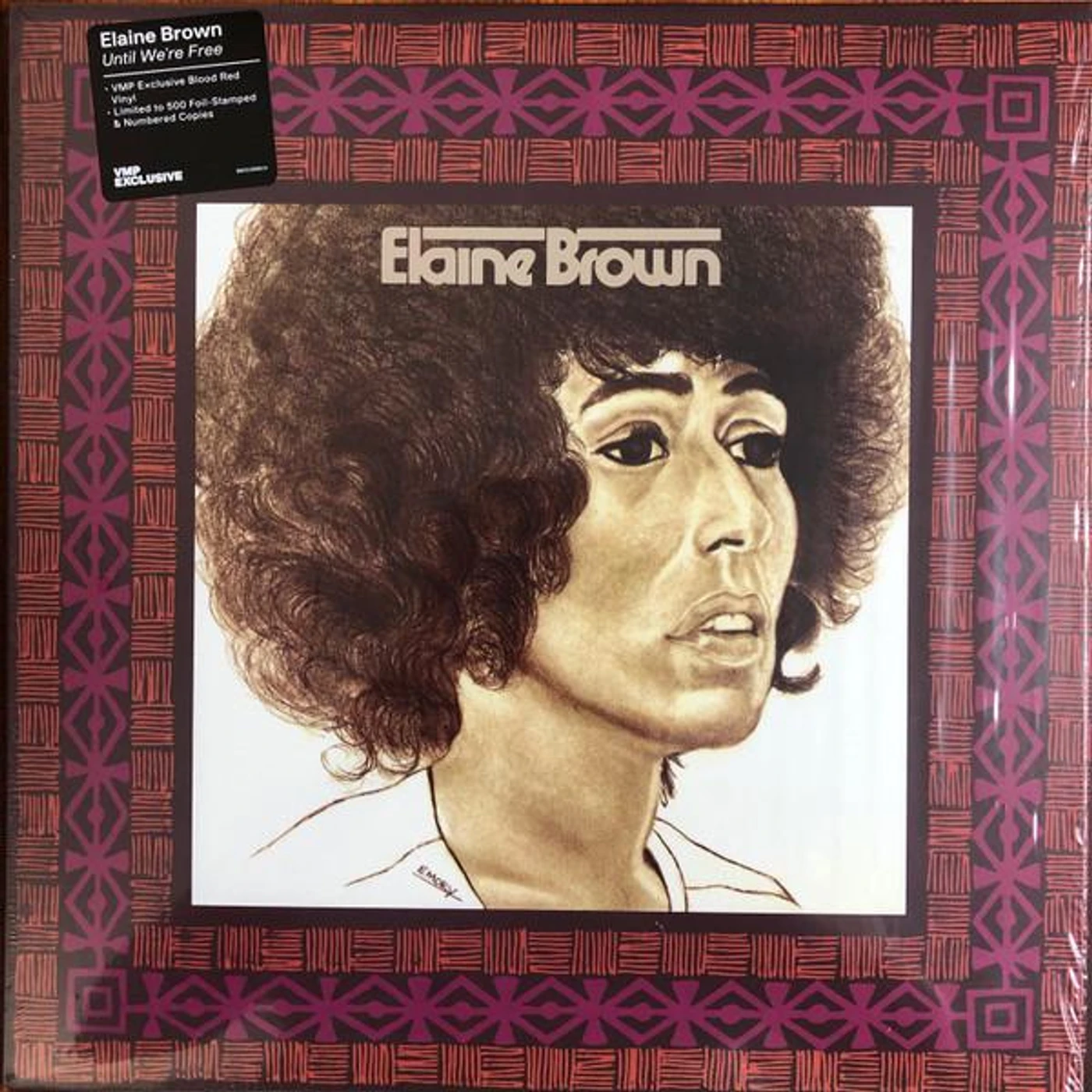 Elaine Brown UNTIL WE'RE FREE Vinyl Record