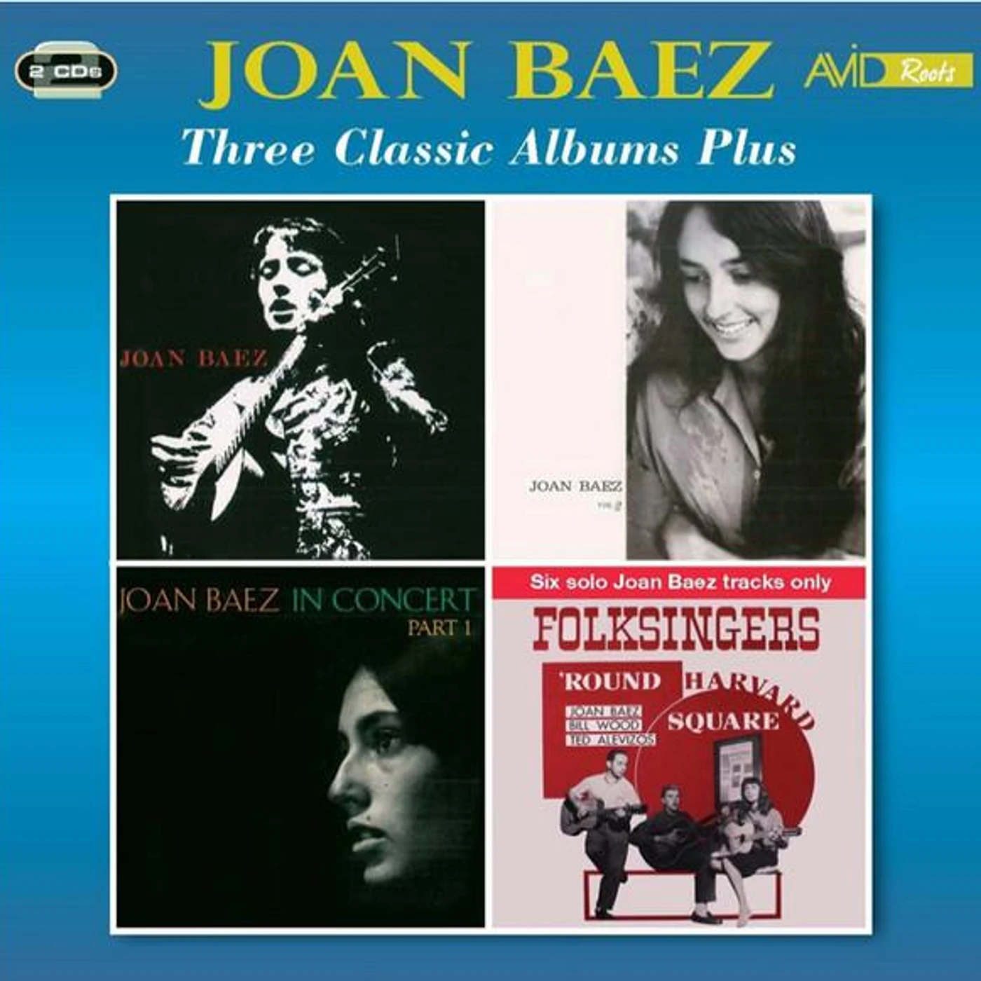 Joan Baez THREE CLASSIC ALBUMS PLUS CD