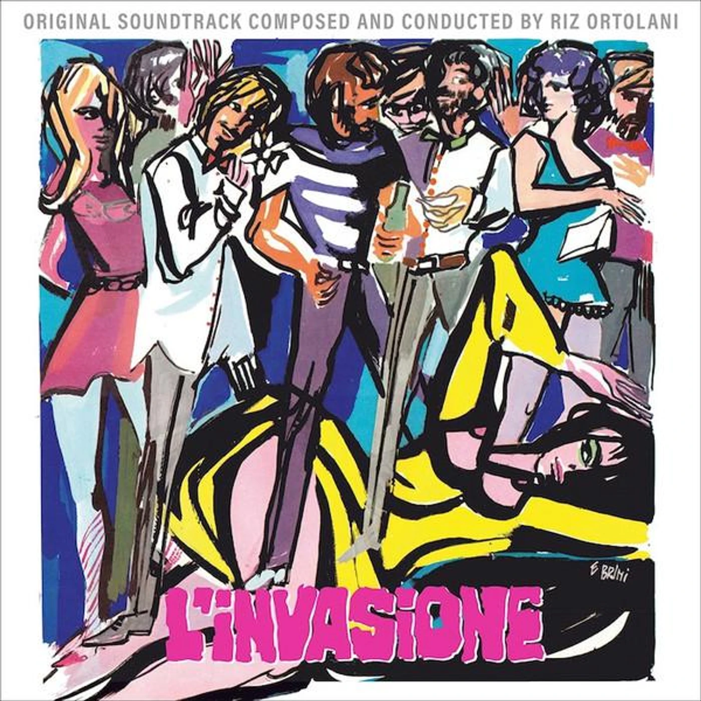 Riz Ortolani L'INVASIONE (180G/TRANSPARENT PURPLE VINYL) Vinyl Record