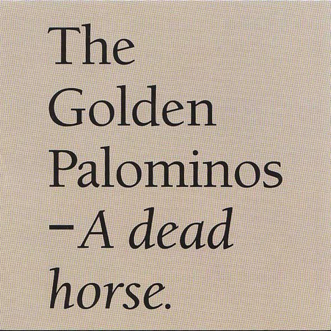 The Golden Palominos DEAD HORSE CD