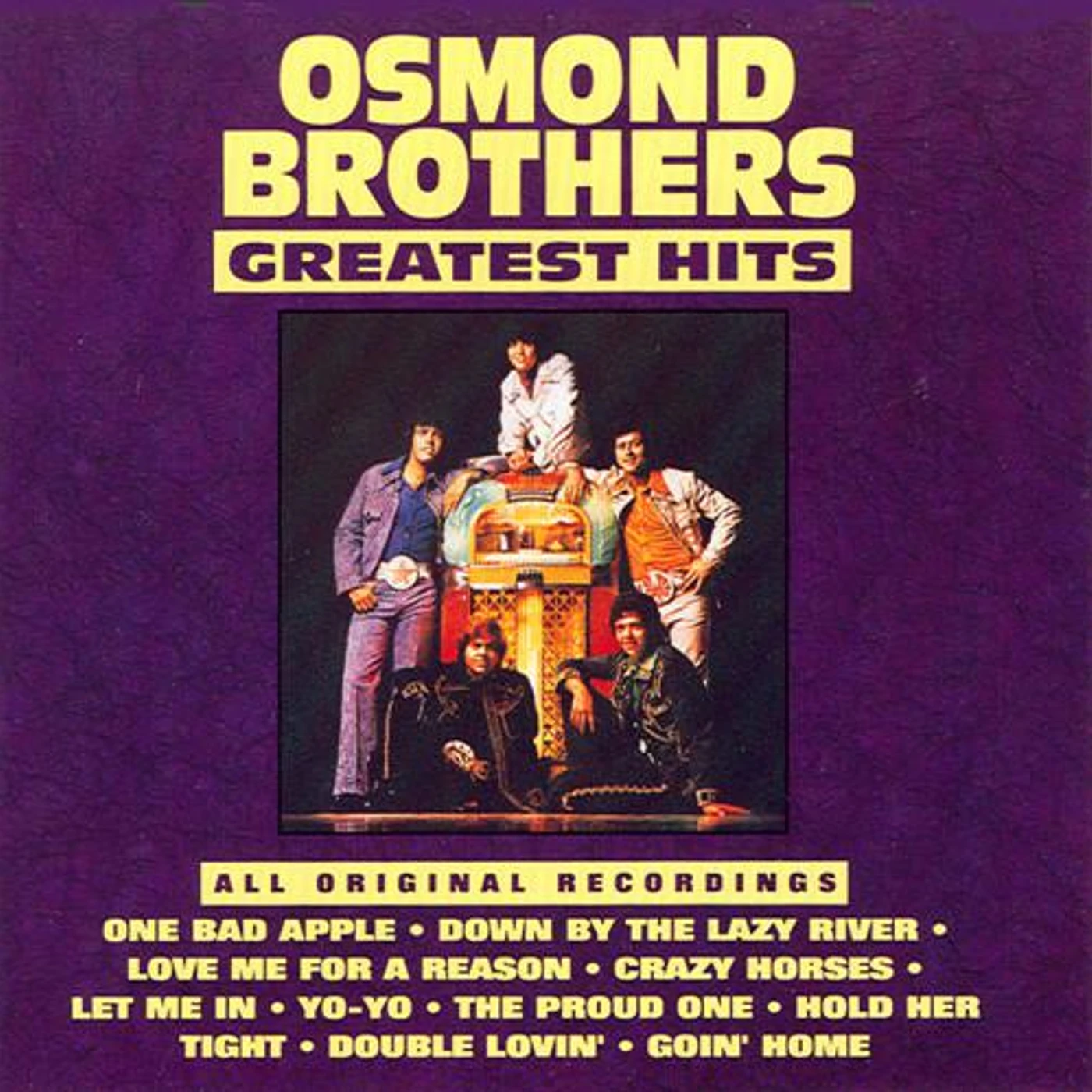 The Osmond Brothers GREATEST HITS CD