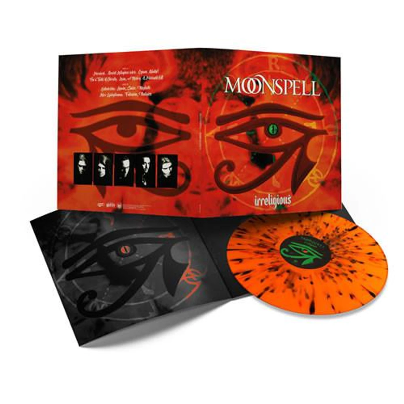 Moonspell IRRELIGIOUS (ORANGE SPLATTER) Vinyl Record