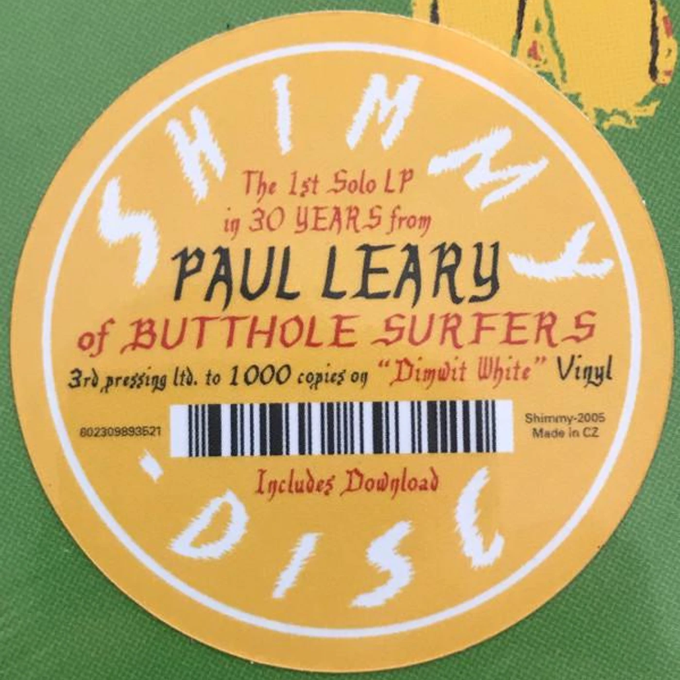 Paul Leary Born Stupid Vinyl Record