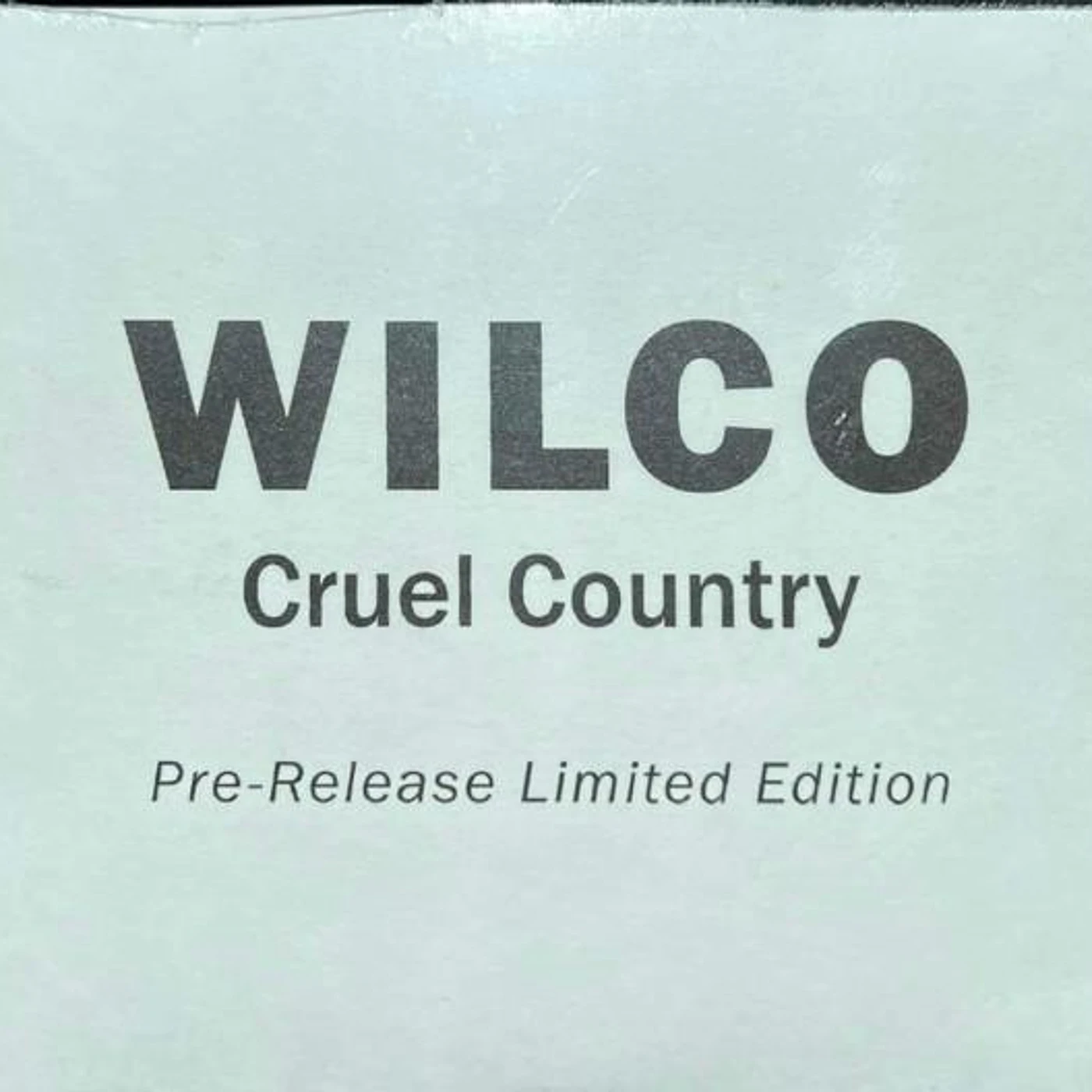 Wilco CRUEL COUNTRY CD