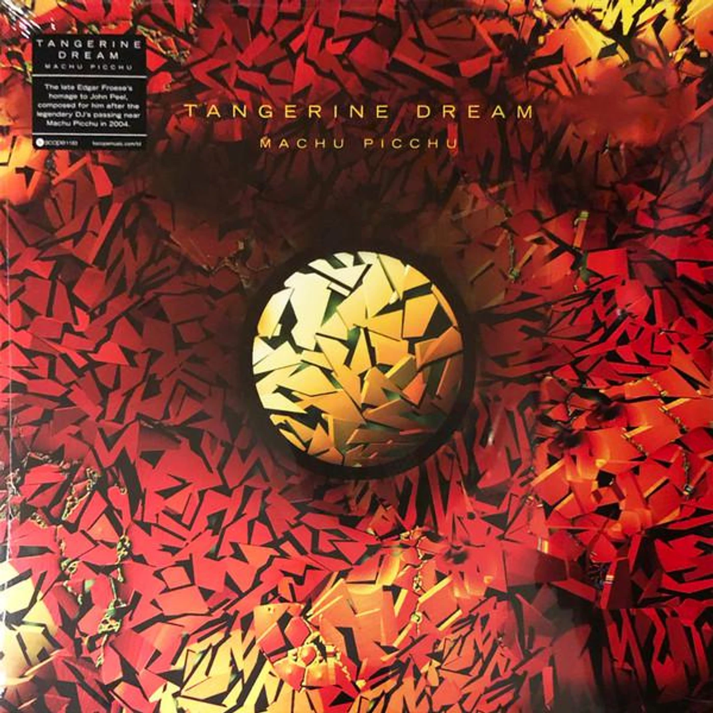 Tangerine Dream MACHU PICCHU Vinyl Record