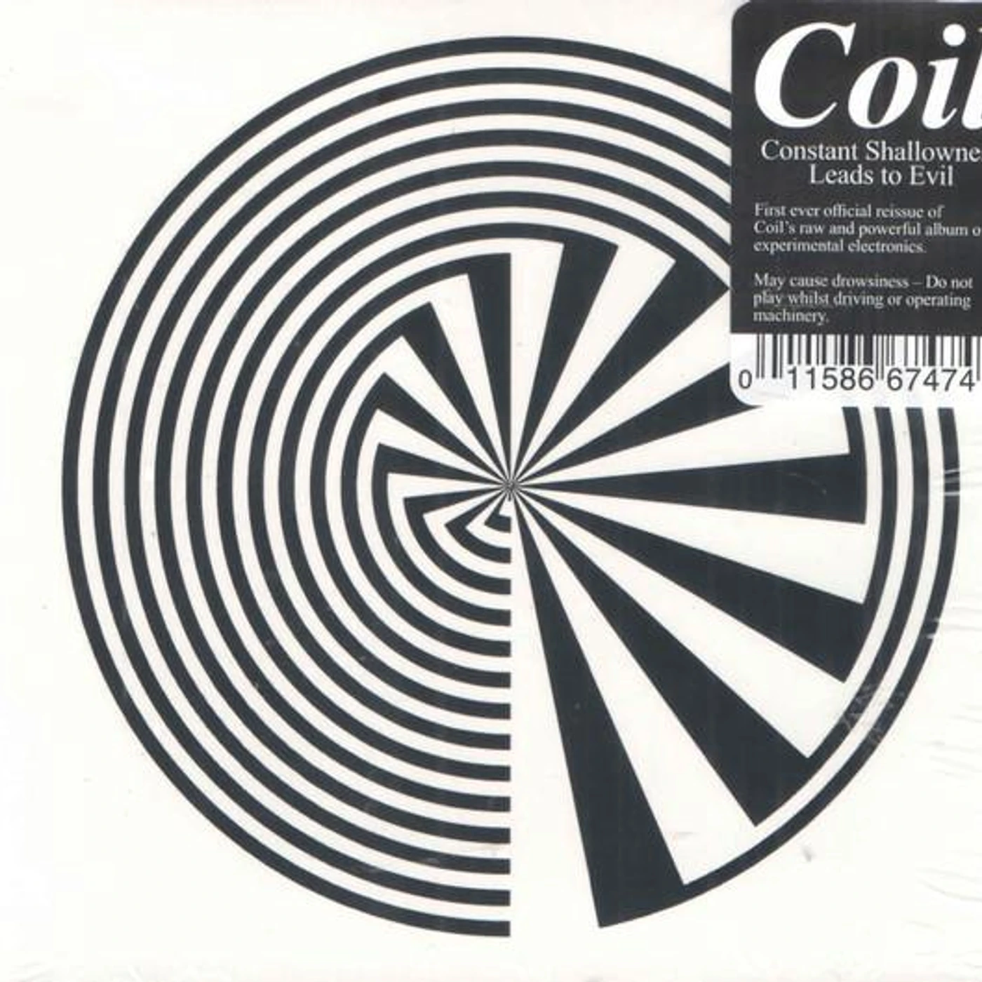 Coil CONSTANT SHALLOWNESS LEADS TO EVIL CD