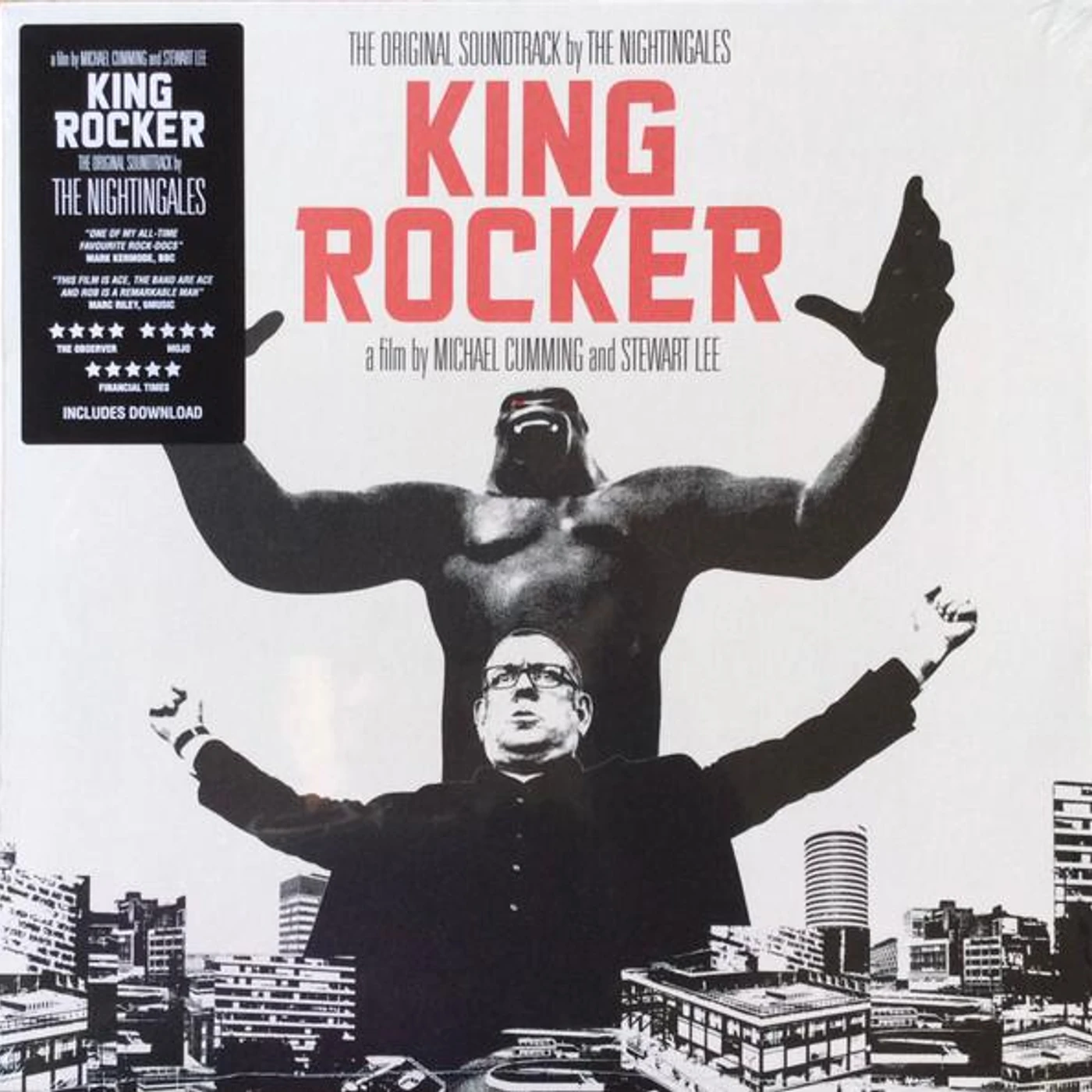The Nightingales KING ROCKER Original Soundtrack Vinyl Record