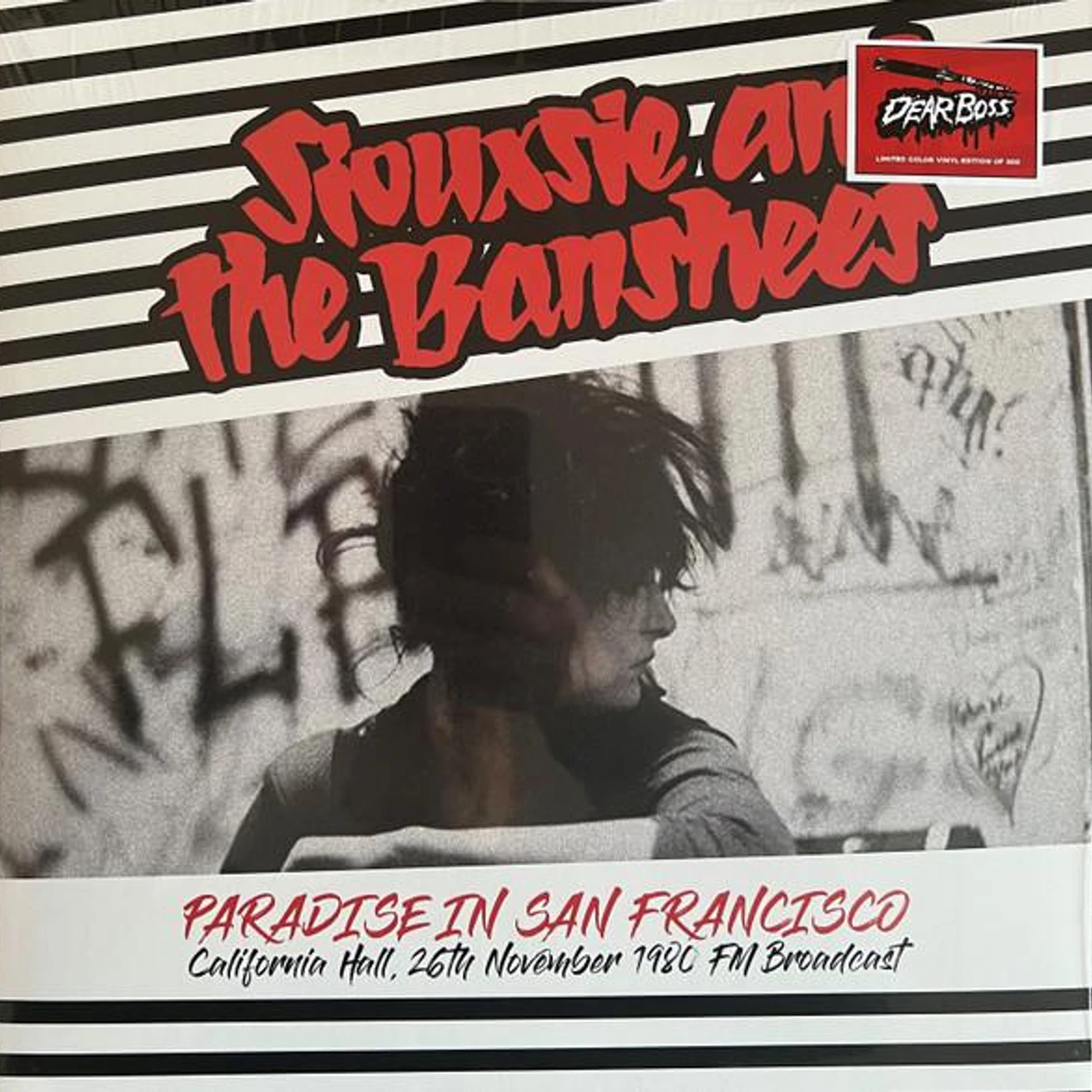 Siouxsie and the Banshees PARADISE IN SAN FRANCISCO: CALIFORNIA HALL (YELLOW VINYL) Vinyl Record