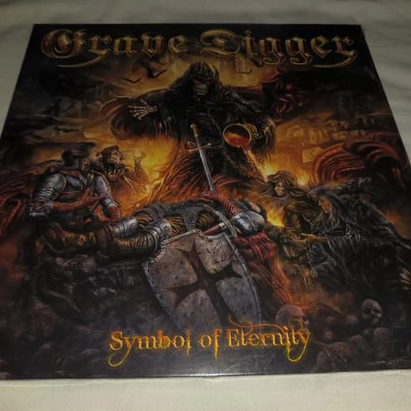 Grave Digger SYMBOL OF ETERNITY (SILVER VINYL) Vinyl Record