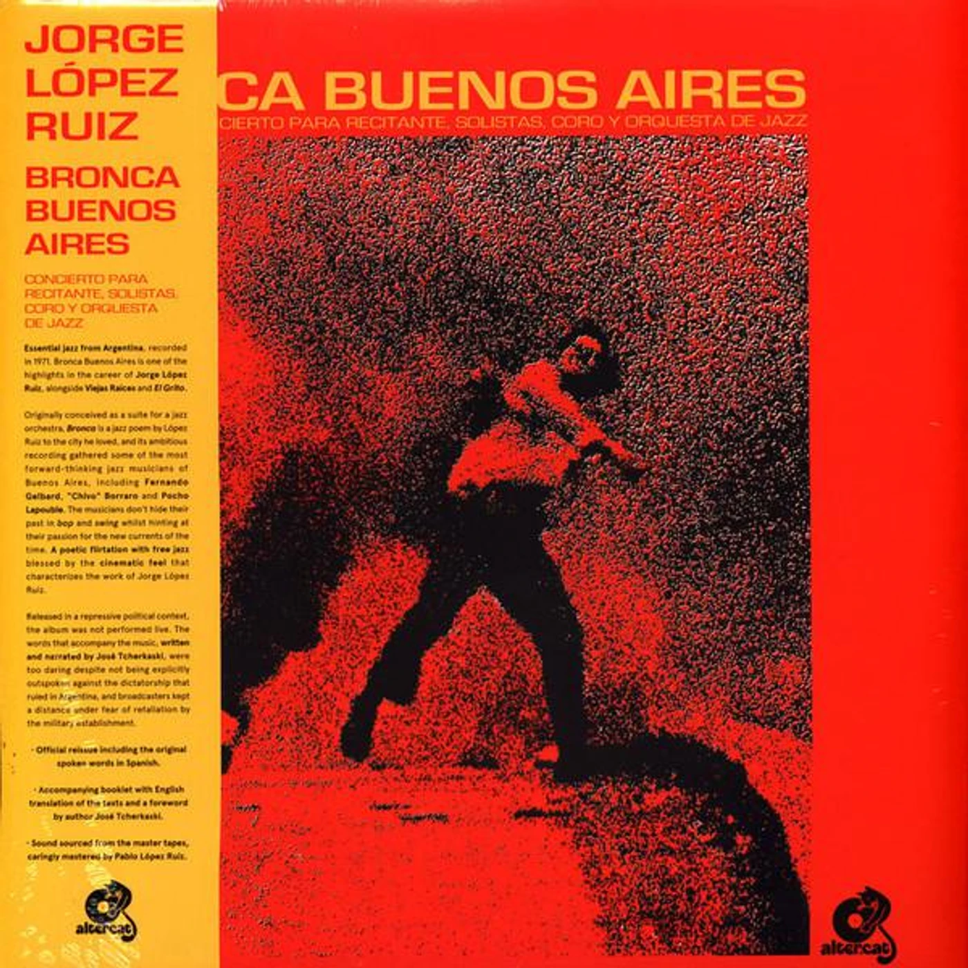 Jorge Lopez Ruiz Bronca Buenos Aires Vinyl Record
